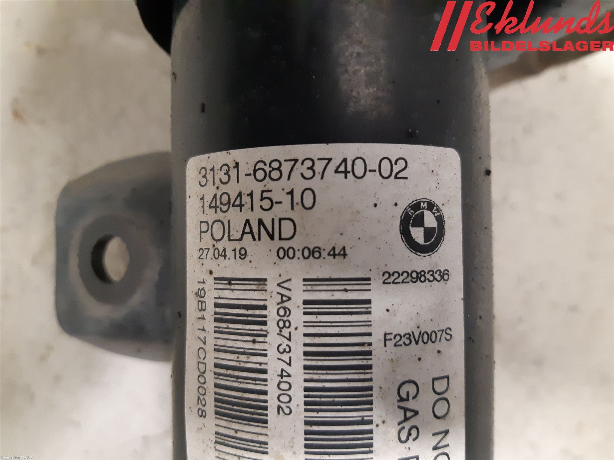 BMW 2 F22/F23/F87 Coupé/Cab 13-21 Fjäderben Fram Vänster