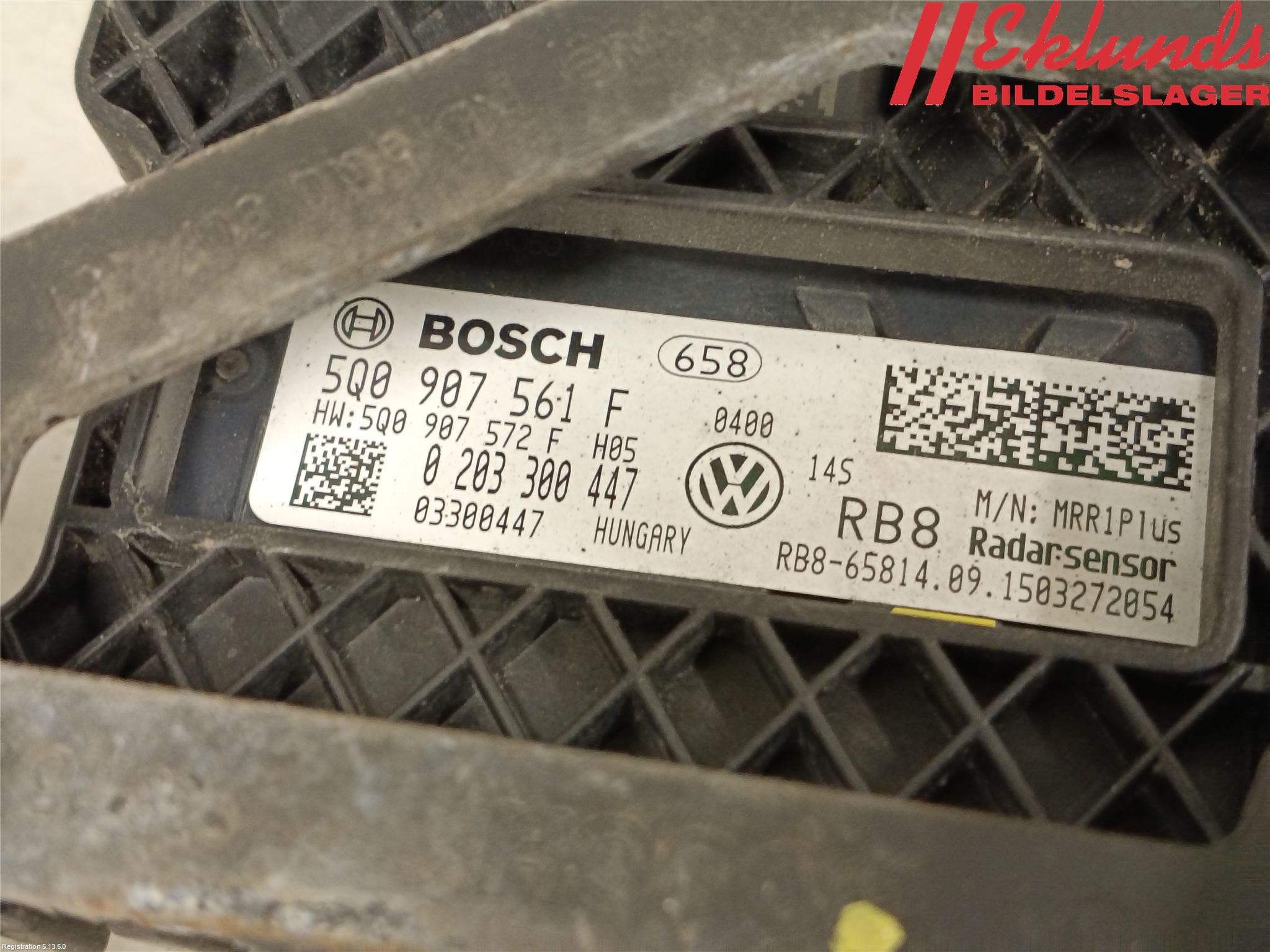 Volkswagen VW GOLF / E-GOLF VII 13-20 Sensor Adaptiv Farthållare