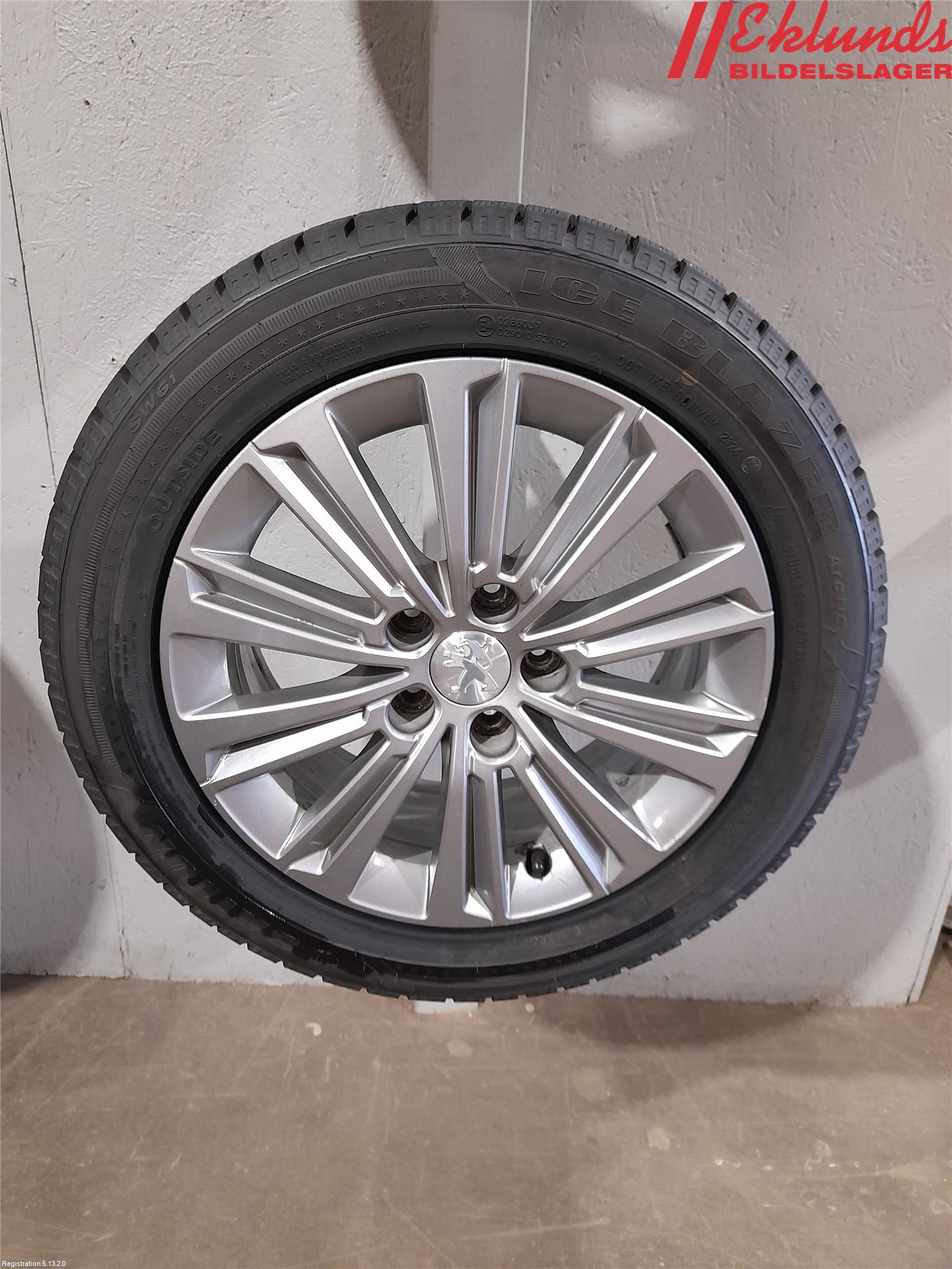 Peugeot 308 14-21 Vinterdäck Alumfälg 4St