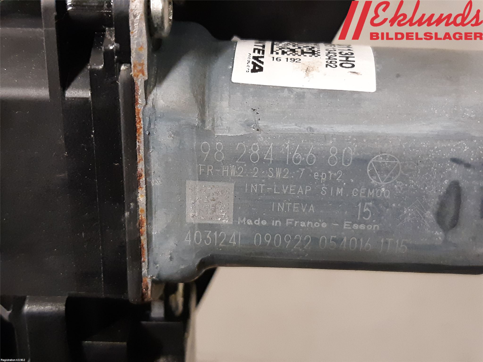 Peugeot 2008/E-2008 20- Fönsterhiss El Kompl