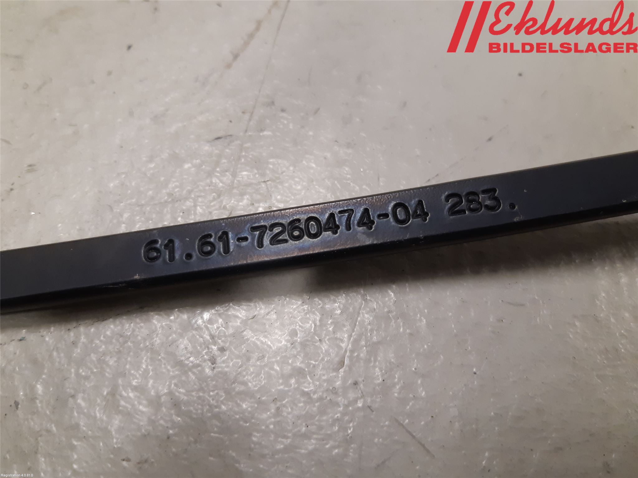 BMW 3 F30/F31/F80 12-19 Torkararm Armar Vindruta