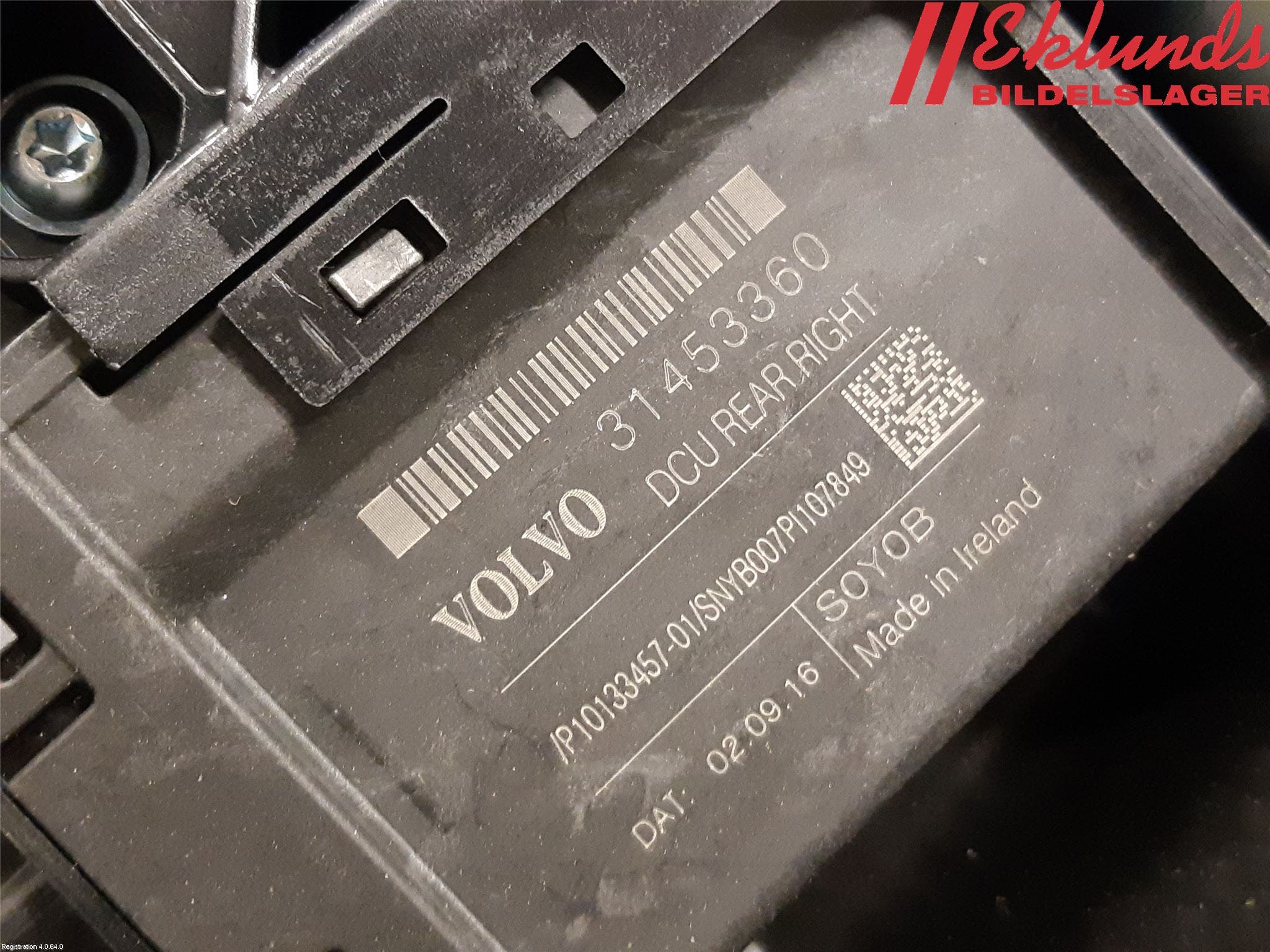 Volvo S90 17->> Fönsterhiss El Kompl