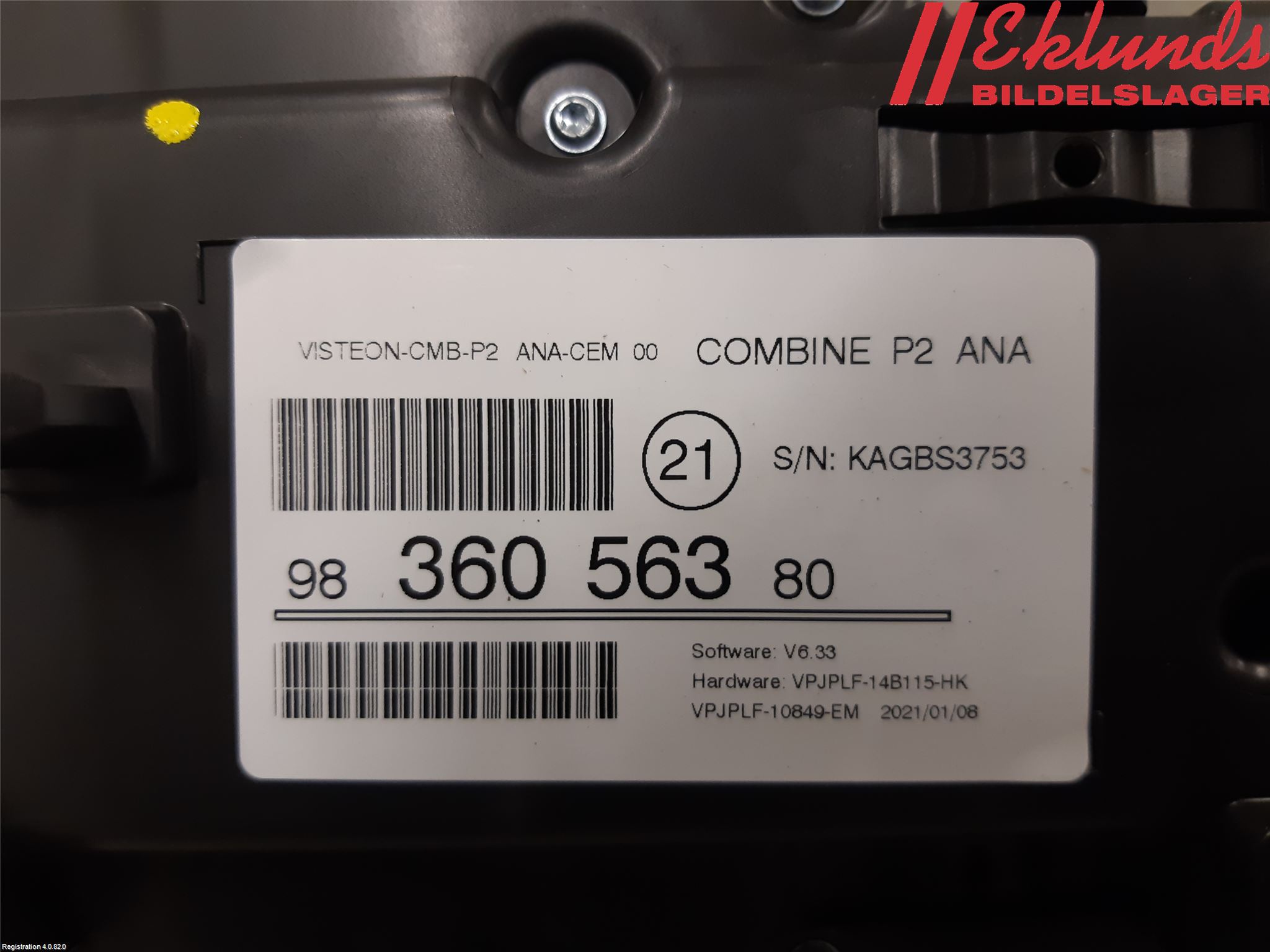 Peugeot 208/E-208 20- Instrument Komb