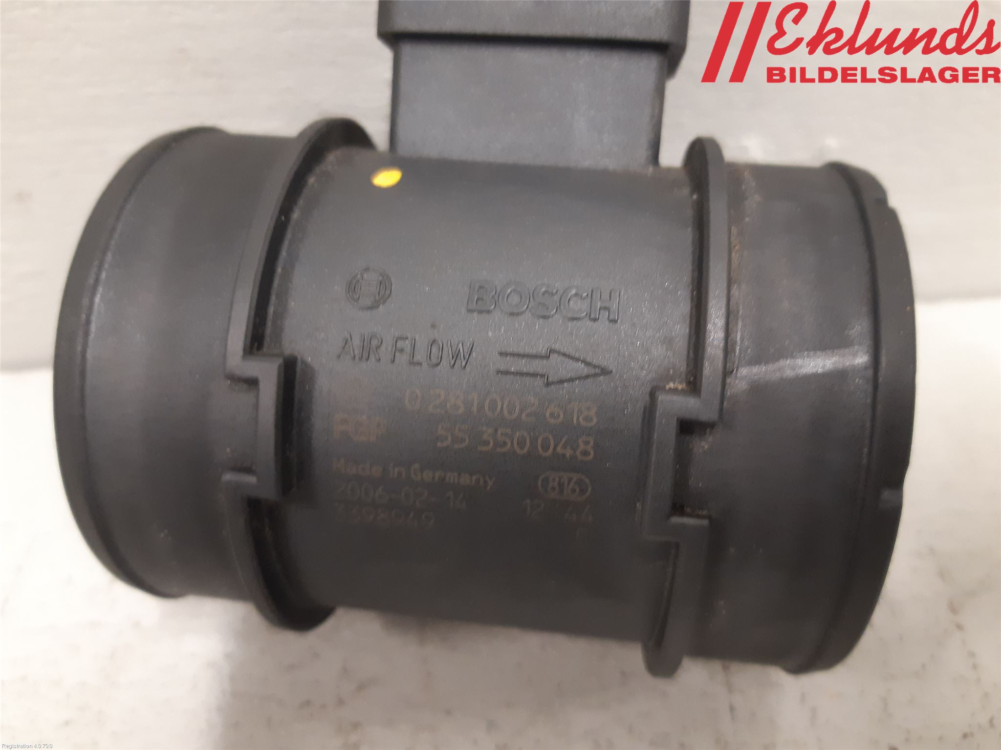 Cadillac BLS Injluftmassamätare