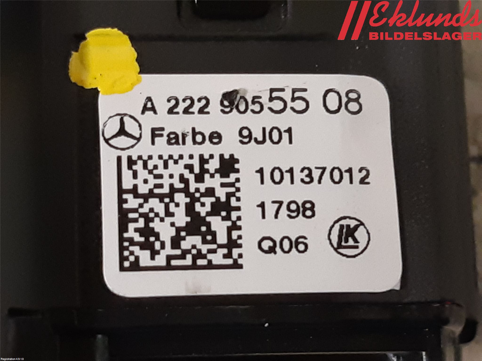 Mercedes-Benz MB E-KLASS (W213) 16-23 Strömställare Ljus