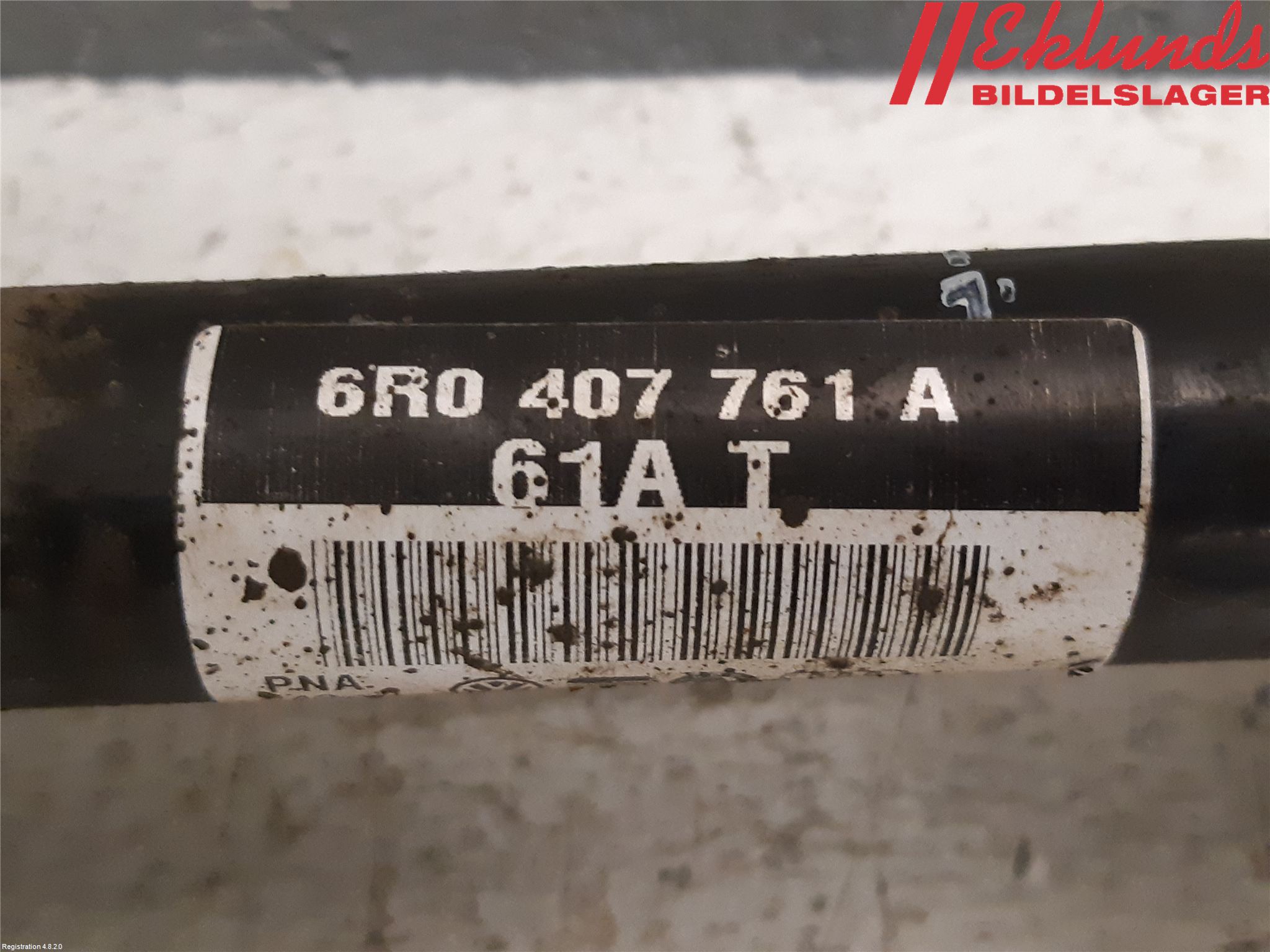 Volkswagen VW POLO 10-17 Drivaxel Fram Vänster