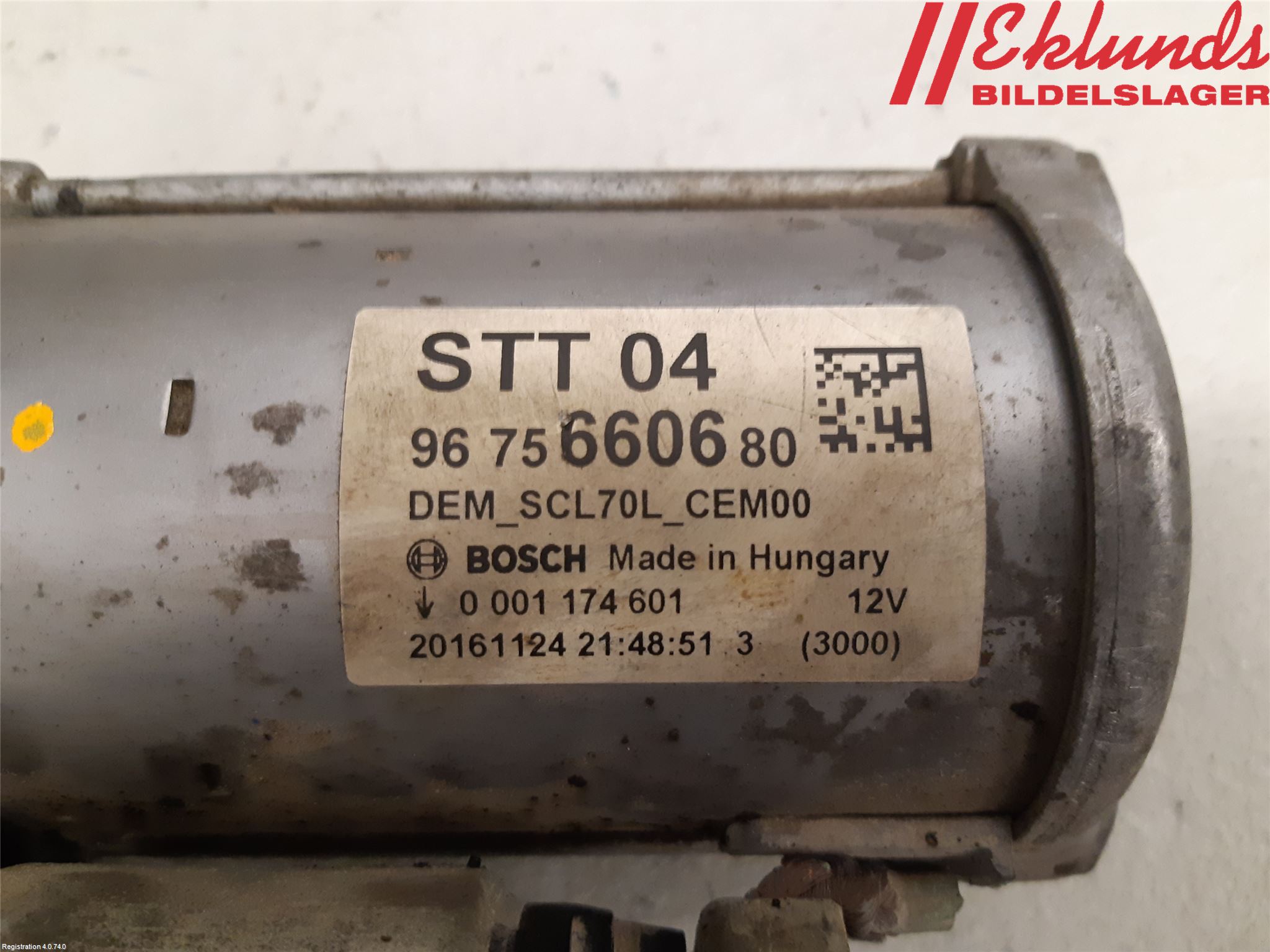 Citroen BERLINGO 08-18 Startmotor Diesel