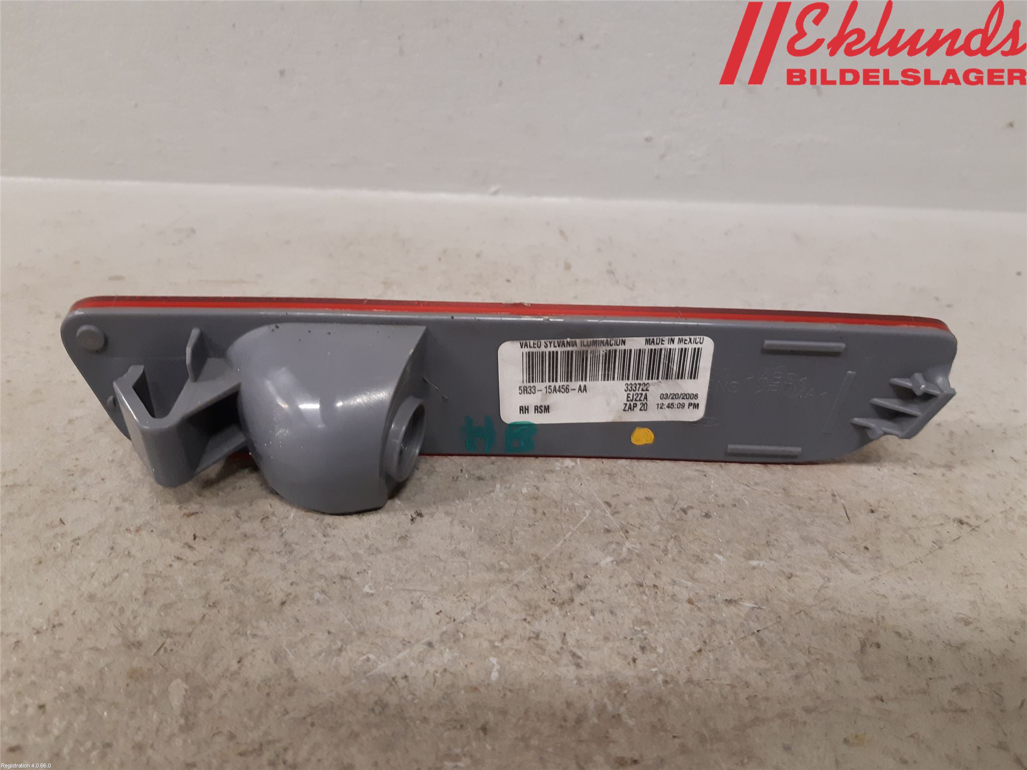 Ford MUSTANG V 05-14 Positionsljus Bak Hö