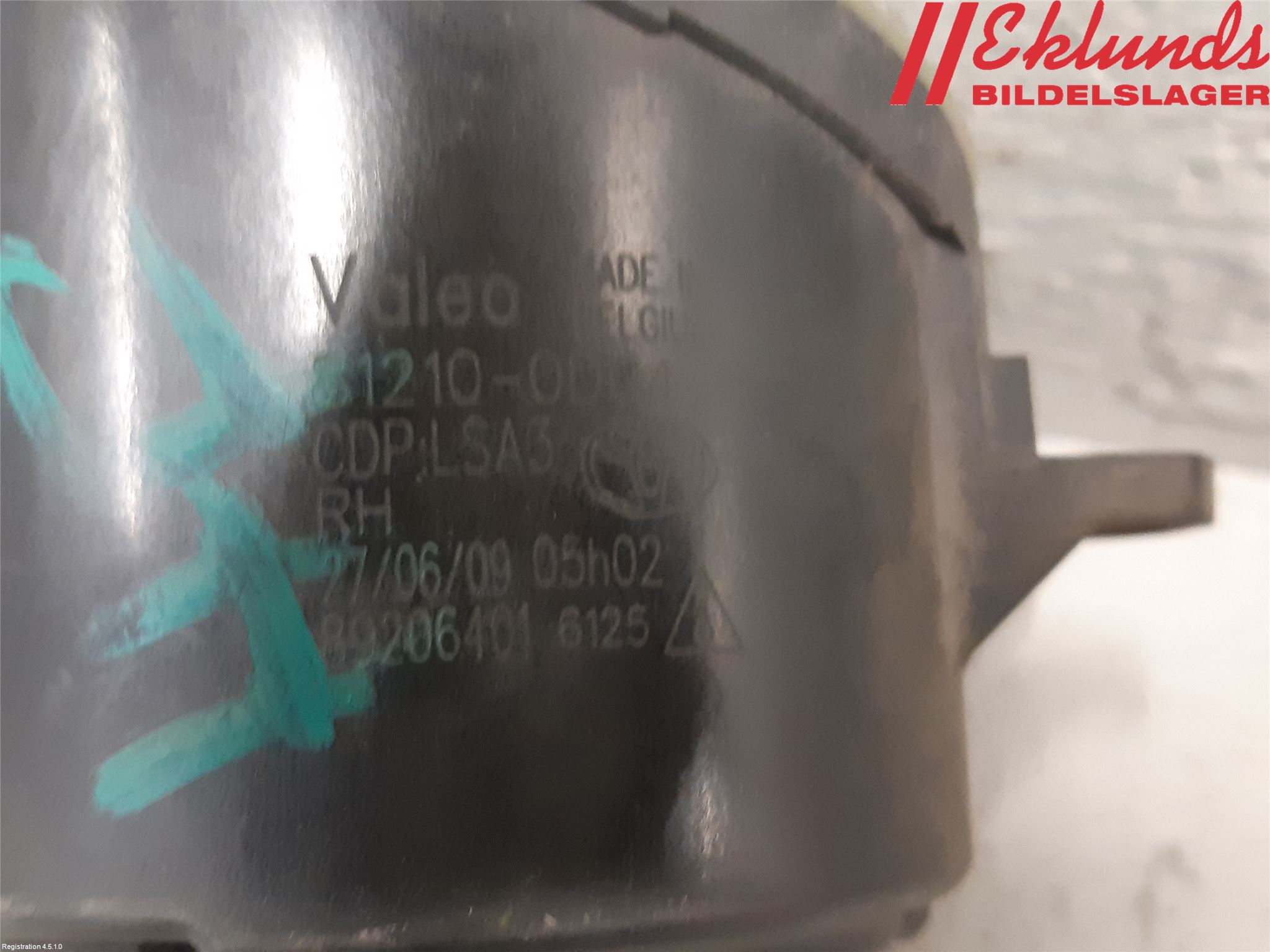 Toyota AVENSIS 09-15 Dimljus-Varselljus Fram