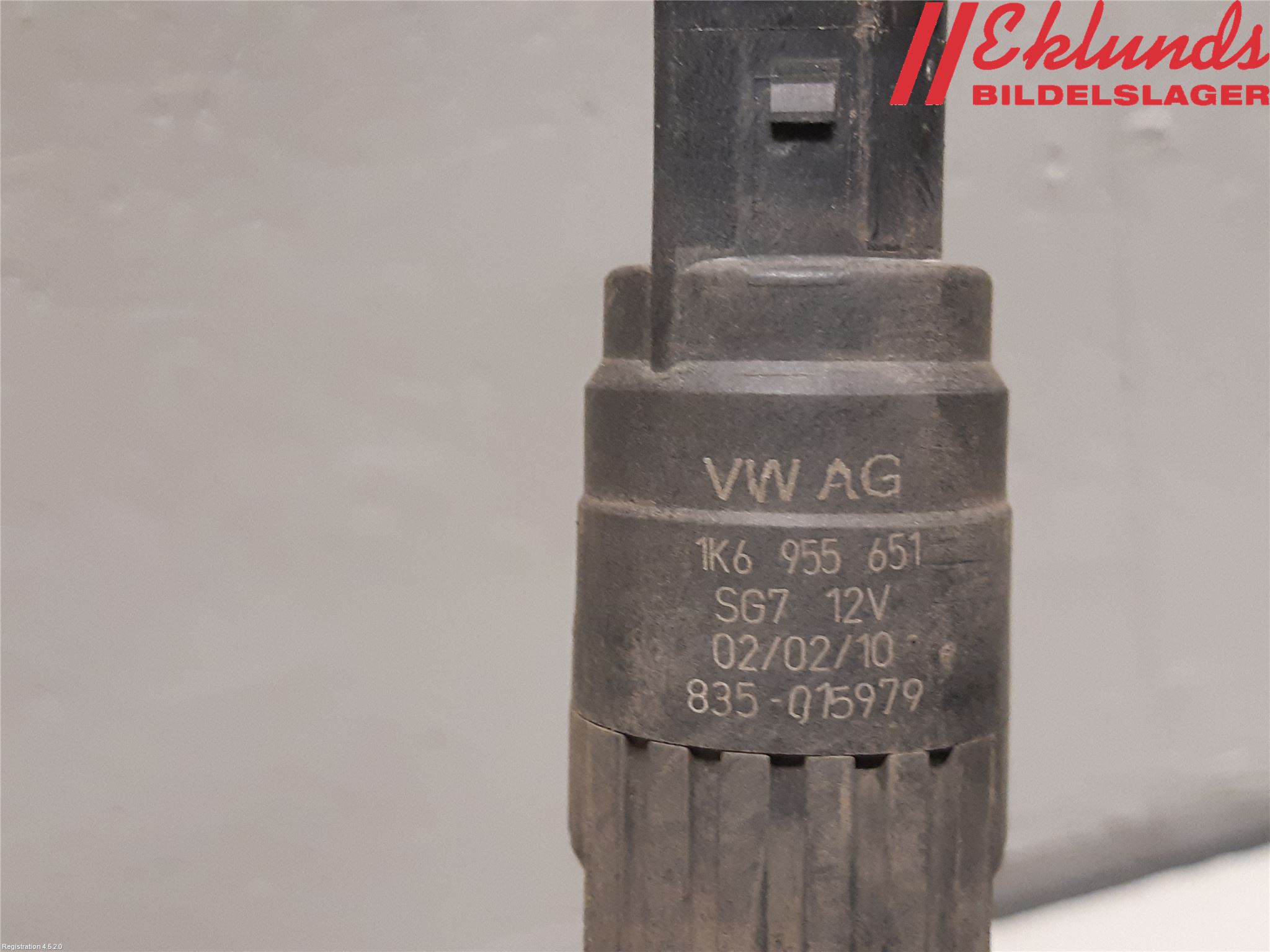 Volkswagen VW GOLF VI 09-13 Spolarpump Vindruta