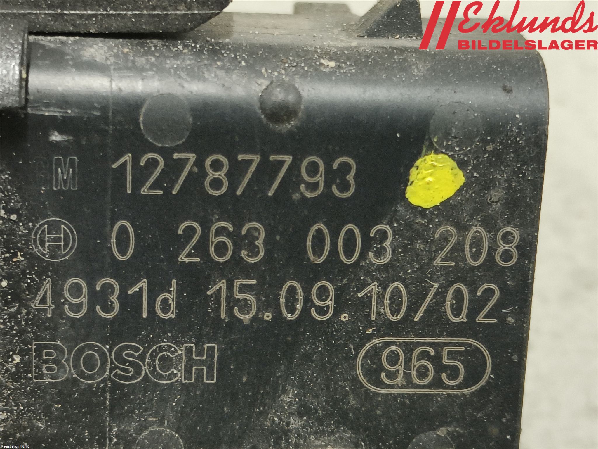 Saab 9-3 VER2/VER3 08-15 Parkeringshjälp Backsensor