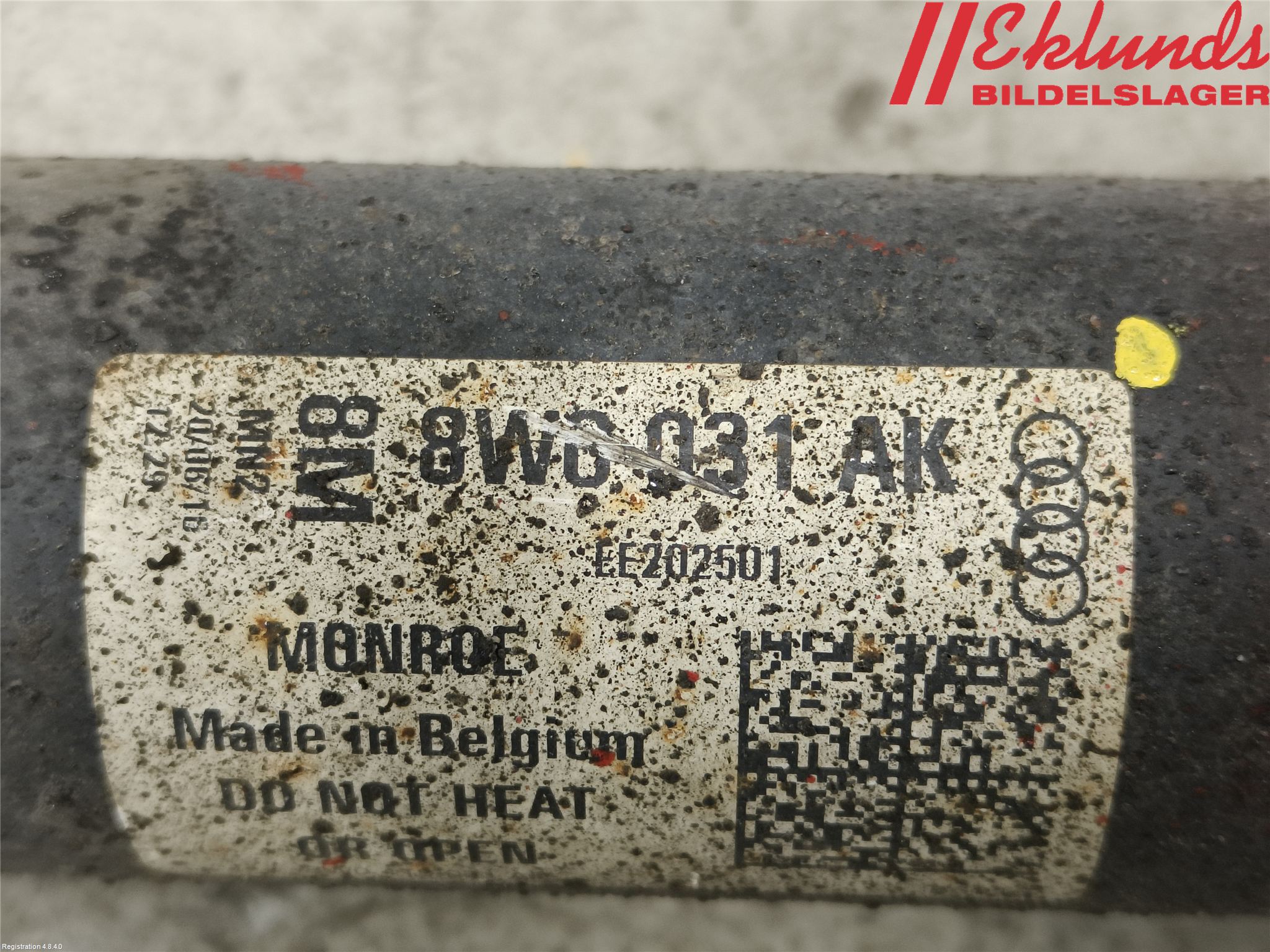 Audi A4/S4 B9 16-19 Fjäderben Fram Vänster