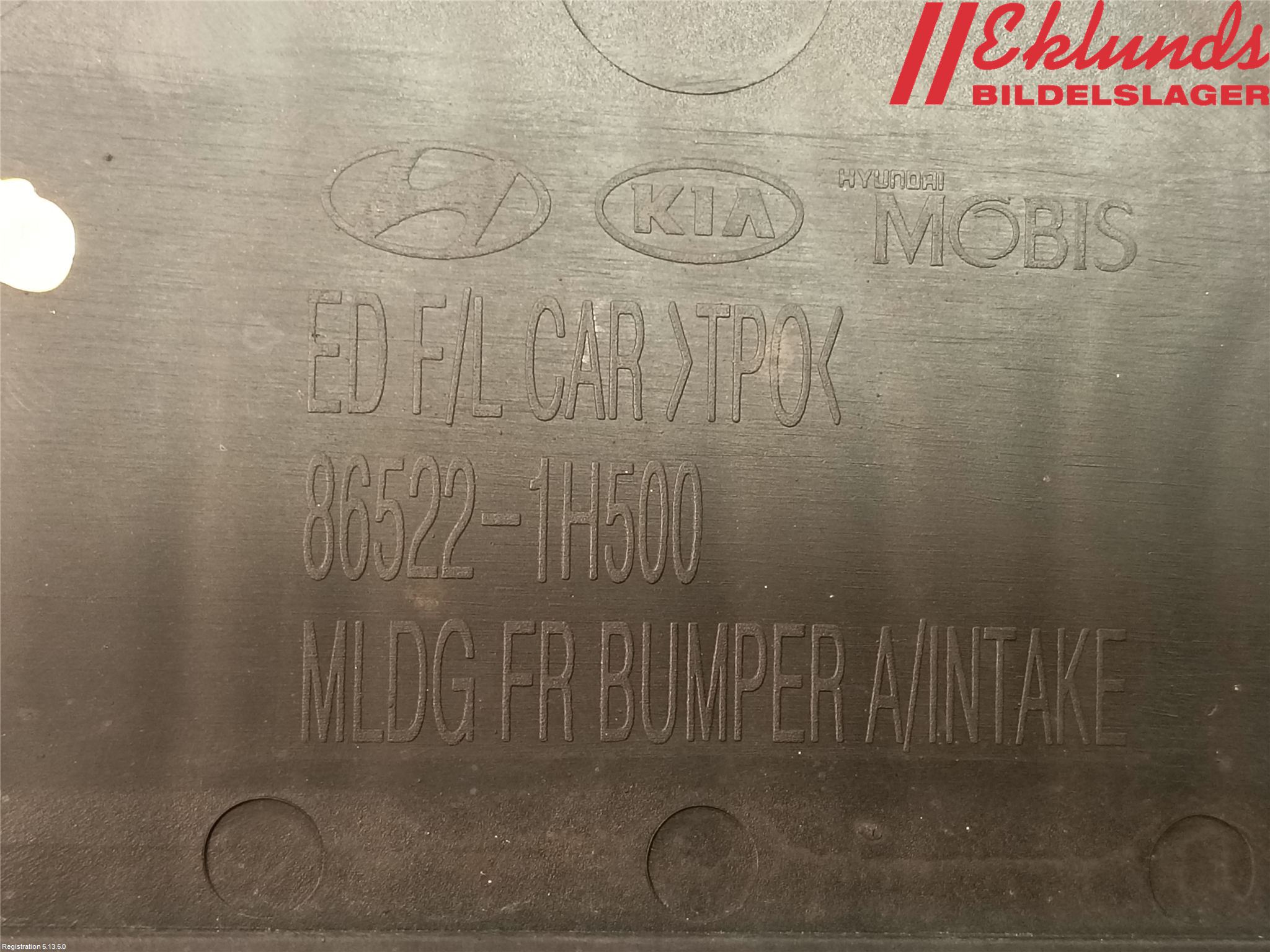 Kia CEED 06-12 Stöt Utfyllnad-List-Grill