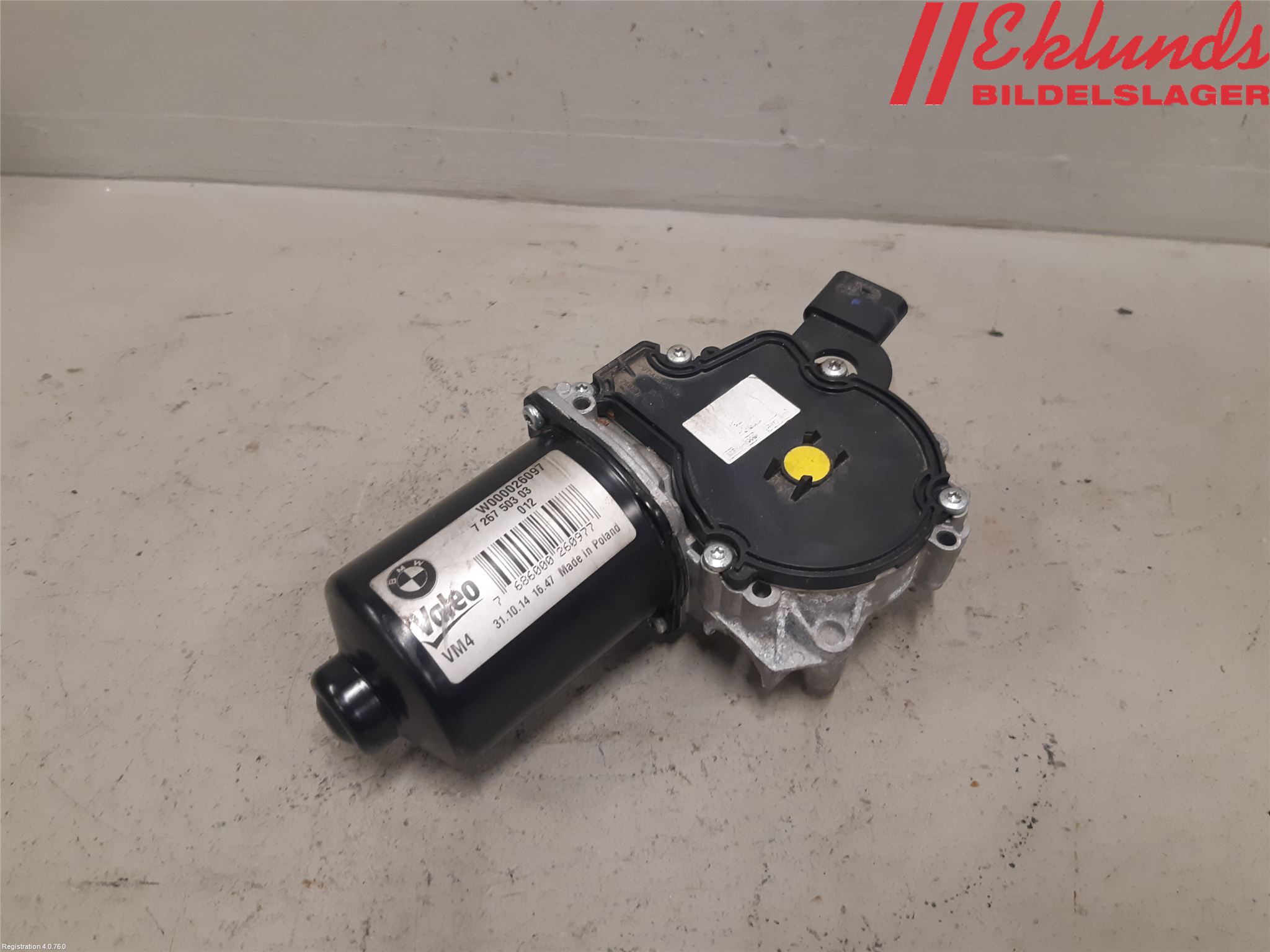 BMW 3 GT F34 13-19 Torkarmotor Vindruta