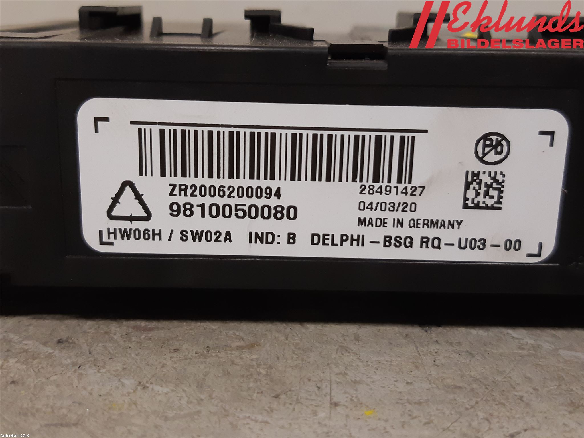 Citroen BERLINGO/E-BERLINGO 19- Styrenhet Dragkrok