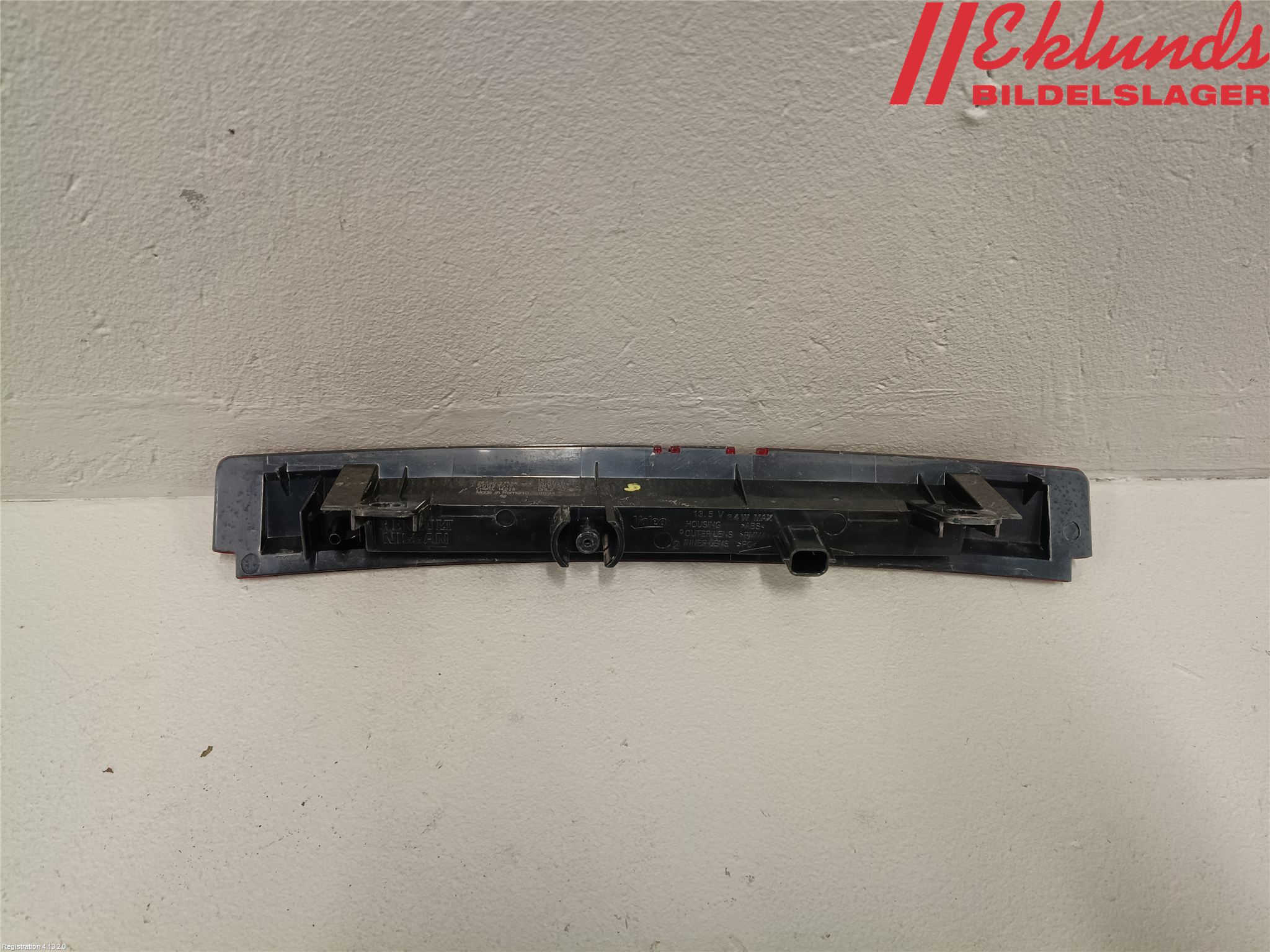 Renault CAPTUR 13-19 Bromsljus Bakruta