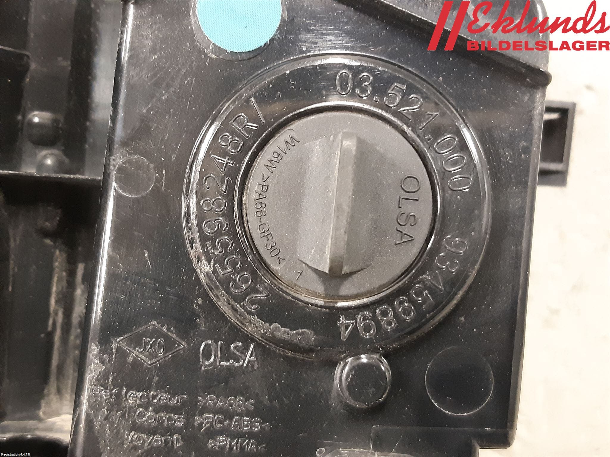 Opel VIVARO 15-19 Dimljus/Reflex Bak