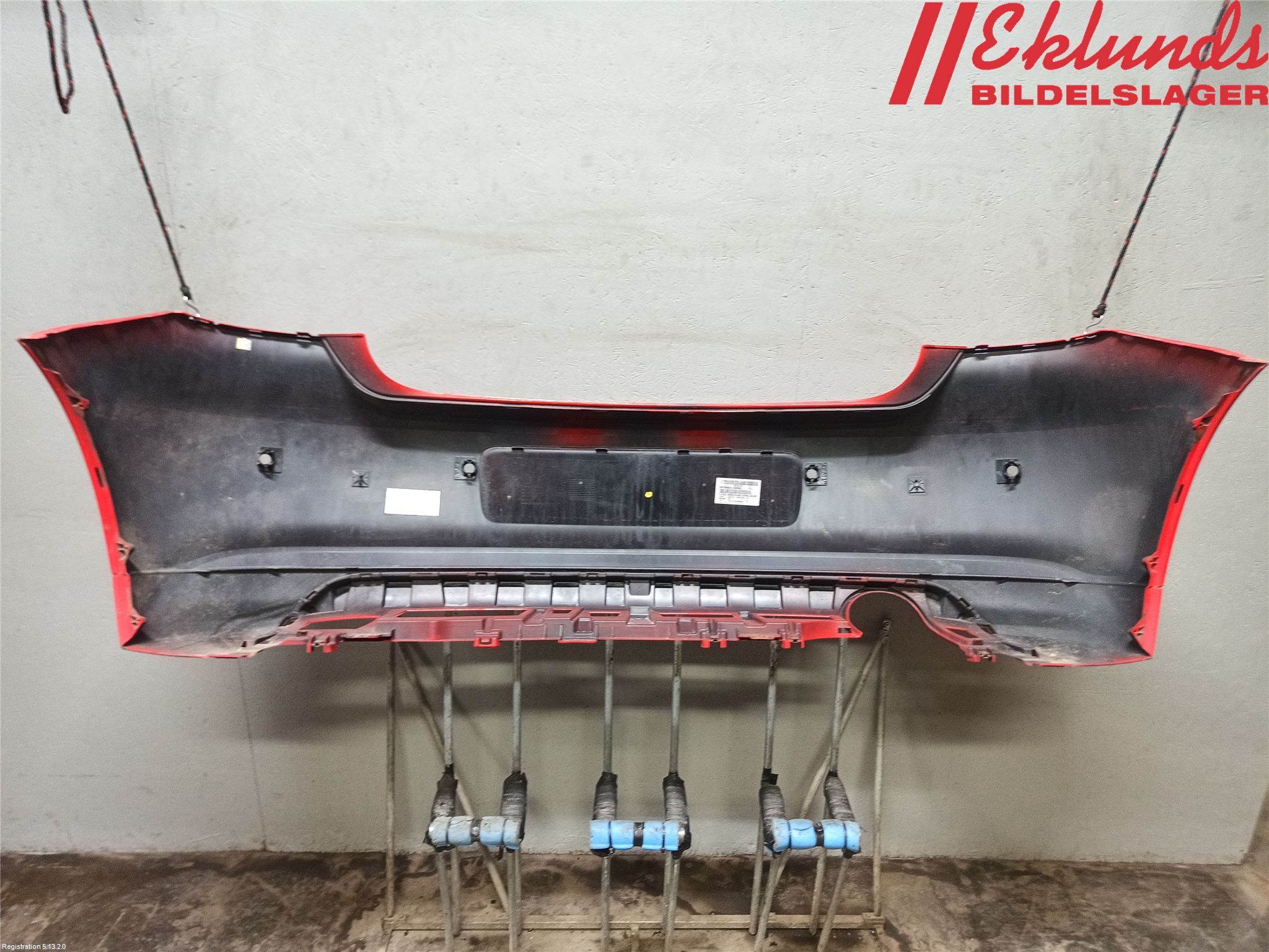 Volkswagen VW POLO 10-17 Stötfångarbeklädnad Bak