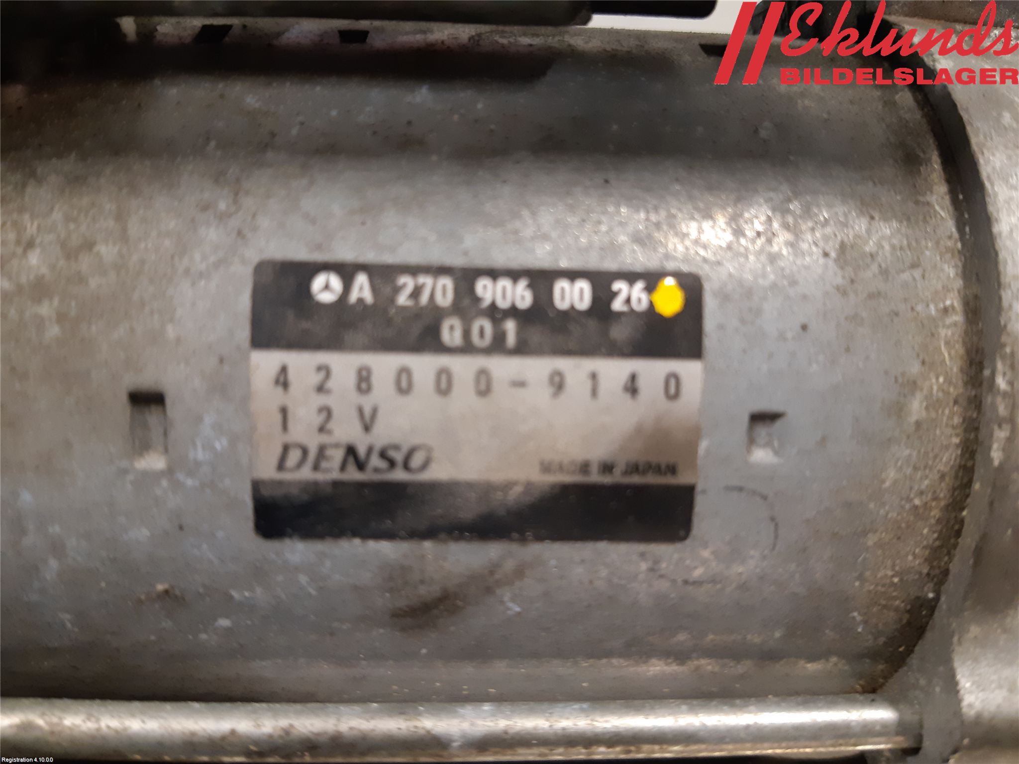 Mercedes-Benz MB CLA-KLASS (C117/X117) 13-19 Startmotor Diesel