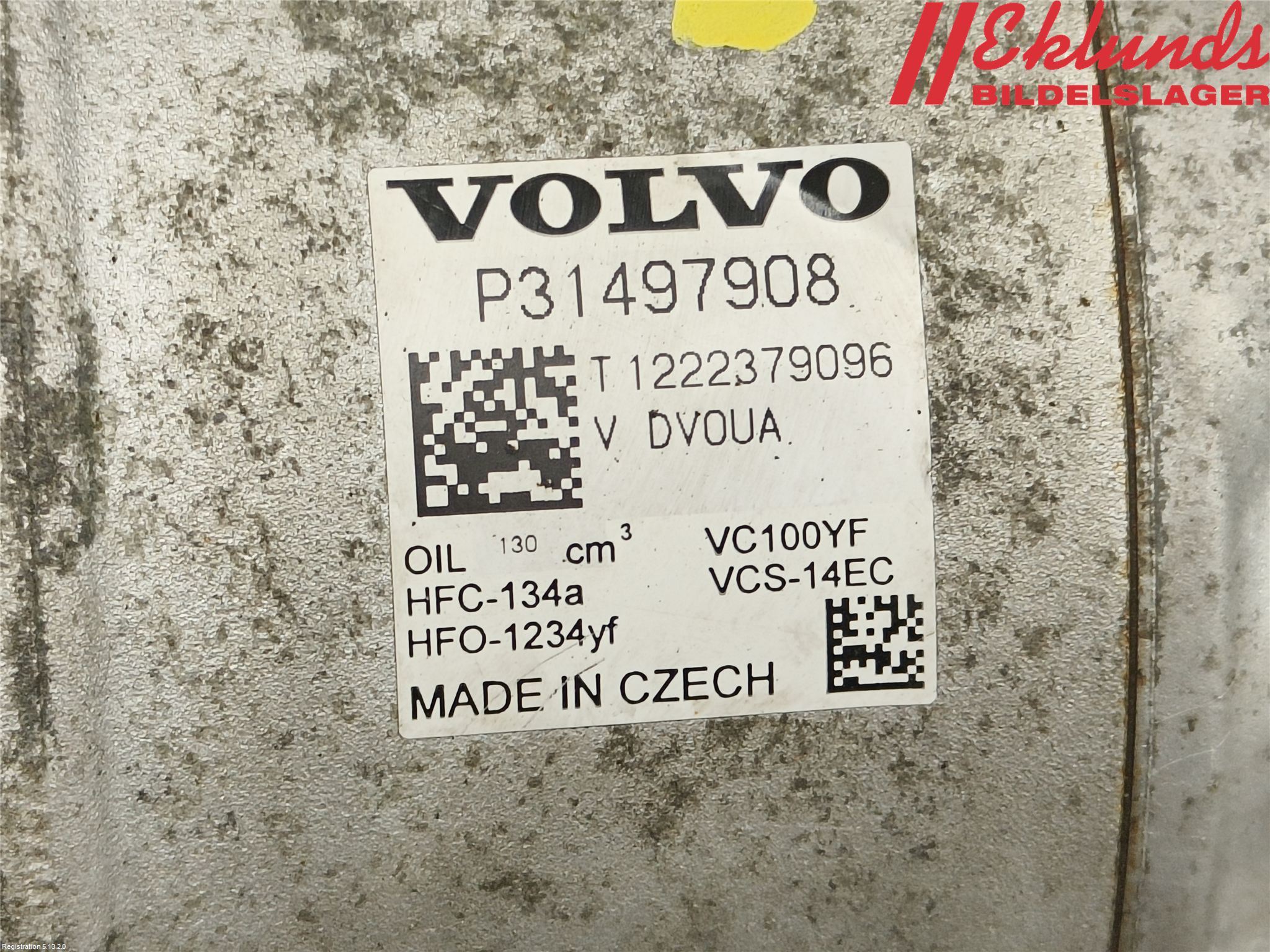 Volvo V60 CROSS COUNTRY 19- Ac Kompressor
