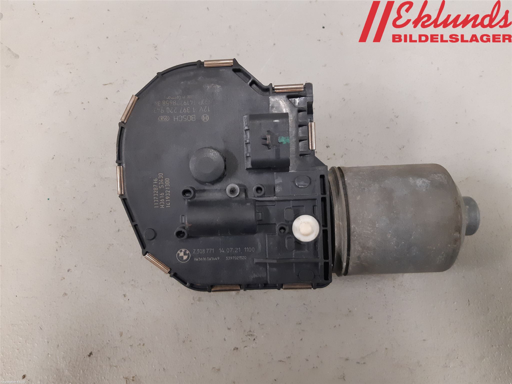BMW 5 F10/F11/F18 09-17 Torkarmotor Vindruta