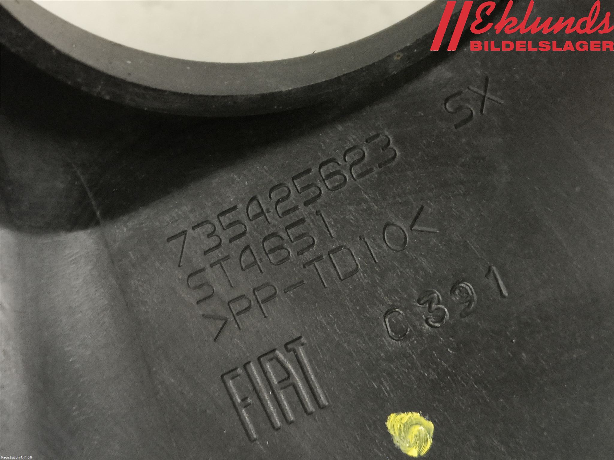 Fiat 500 07- Dimljussarg Fram