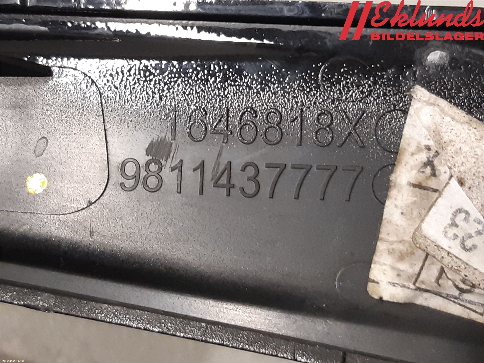 Citroen DS 4 CROSSBACK 16-18 Stötfångarlist Fram