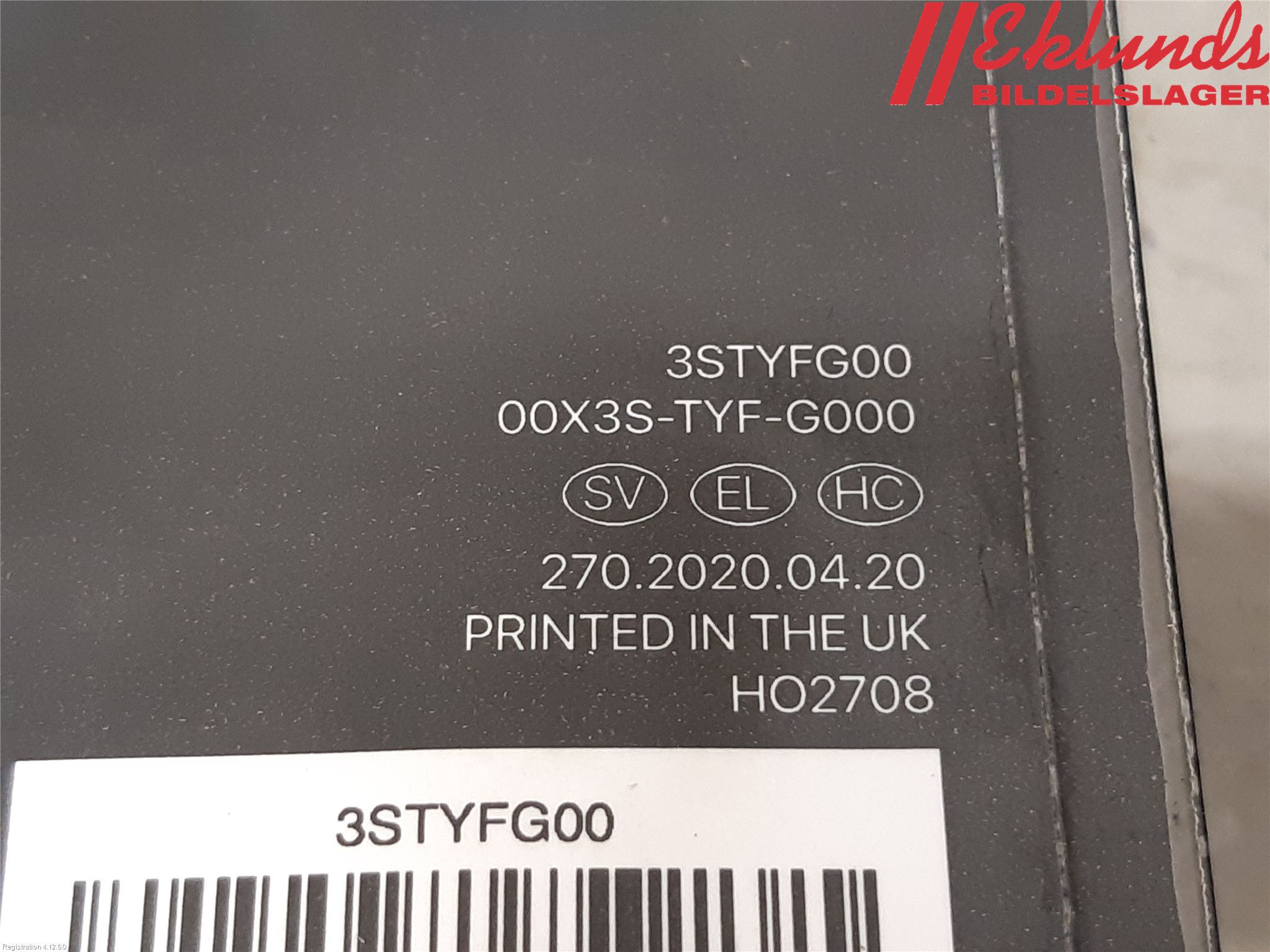 Honda E 20-23 Instruktionsbok