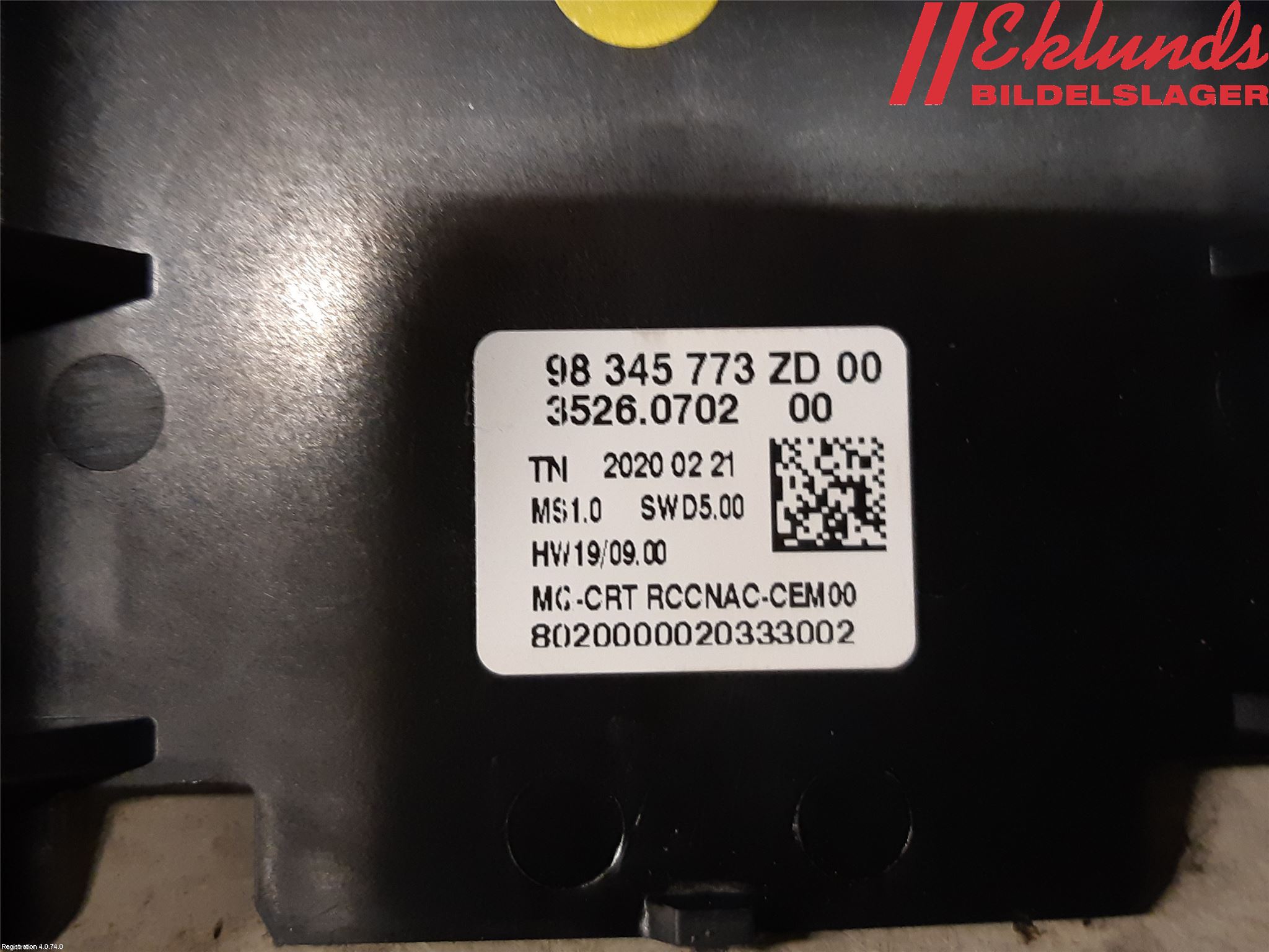 Citroen BERLINGO/E-BERLINGO 19- Cd Radio - Multimediapanel