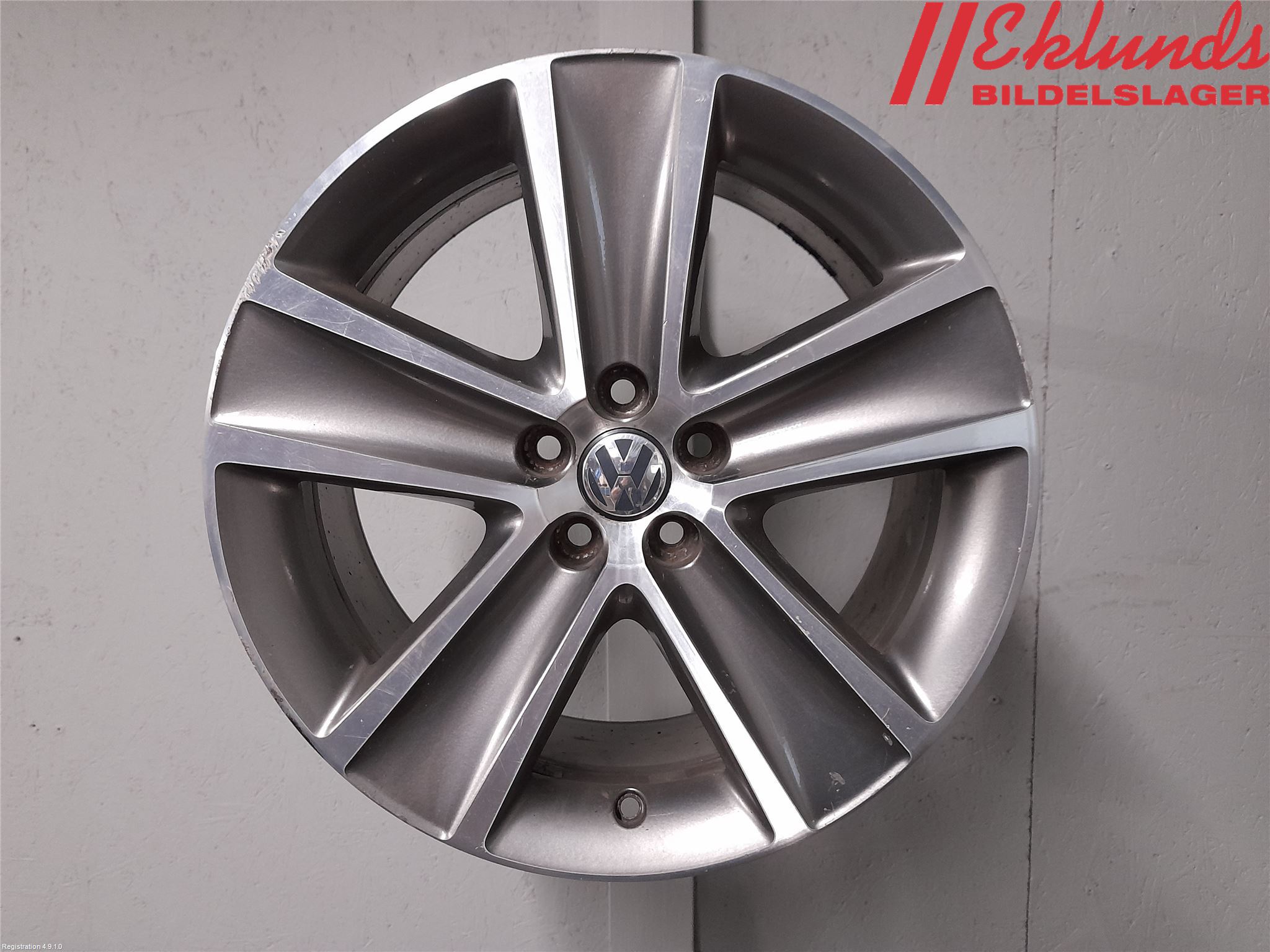 Volkswagen VW POLO 10-17 Fälgsats Aluminium