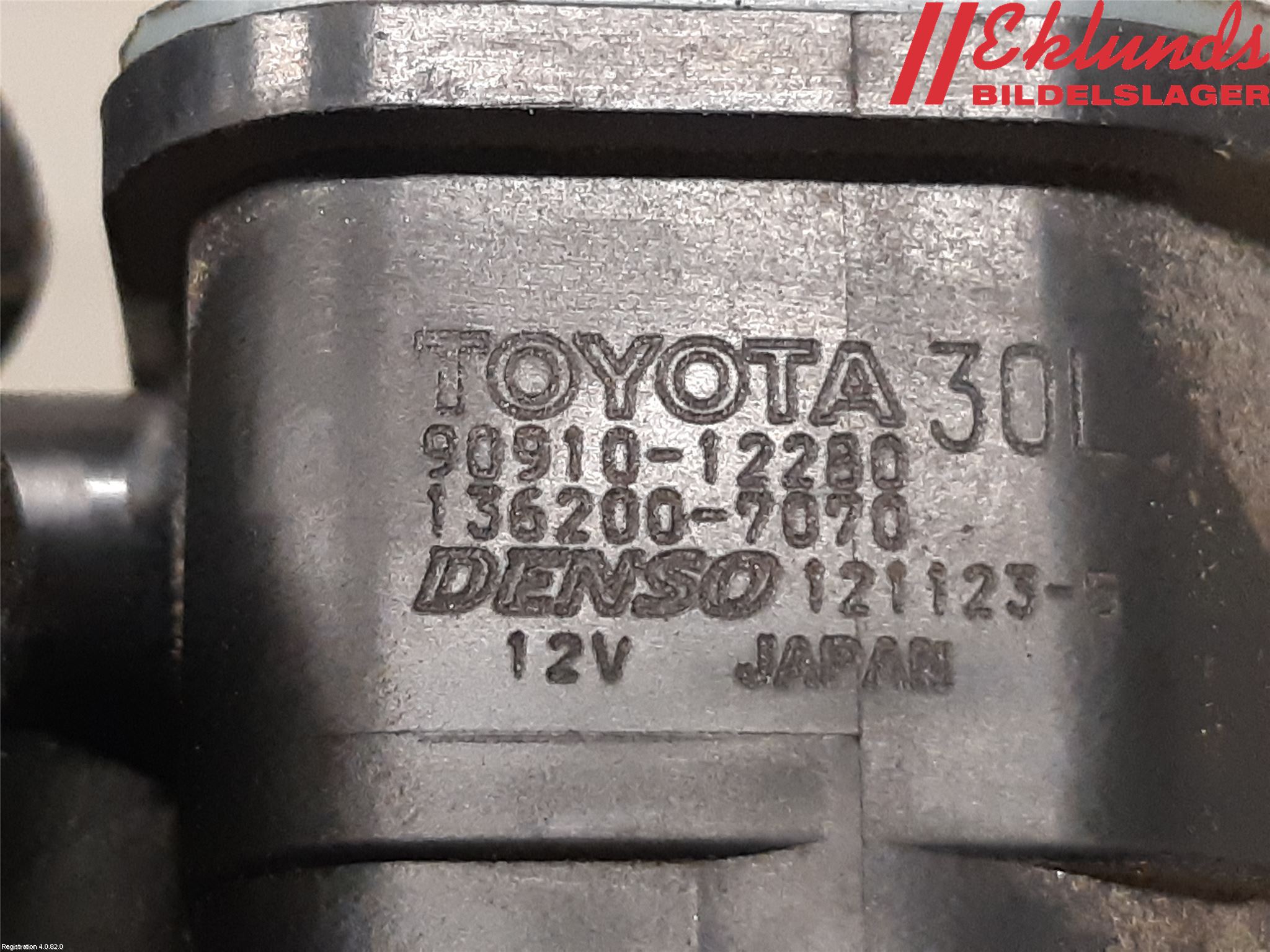 Toyota YARIS XP130 12-14 Vakuumventil