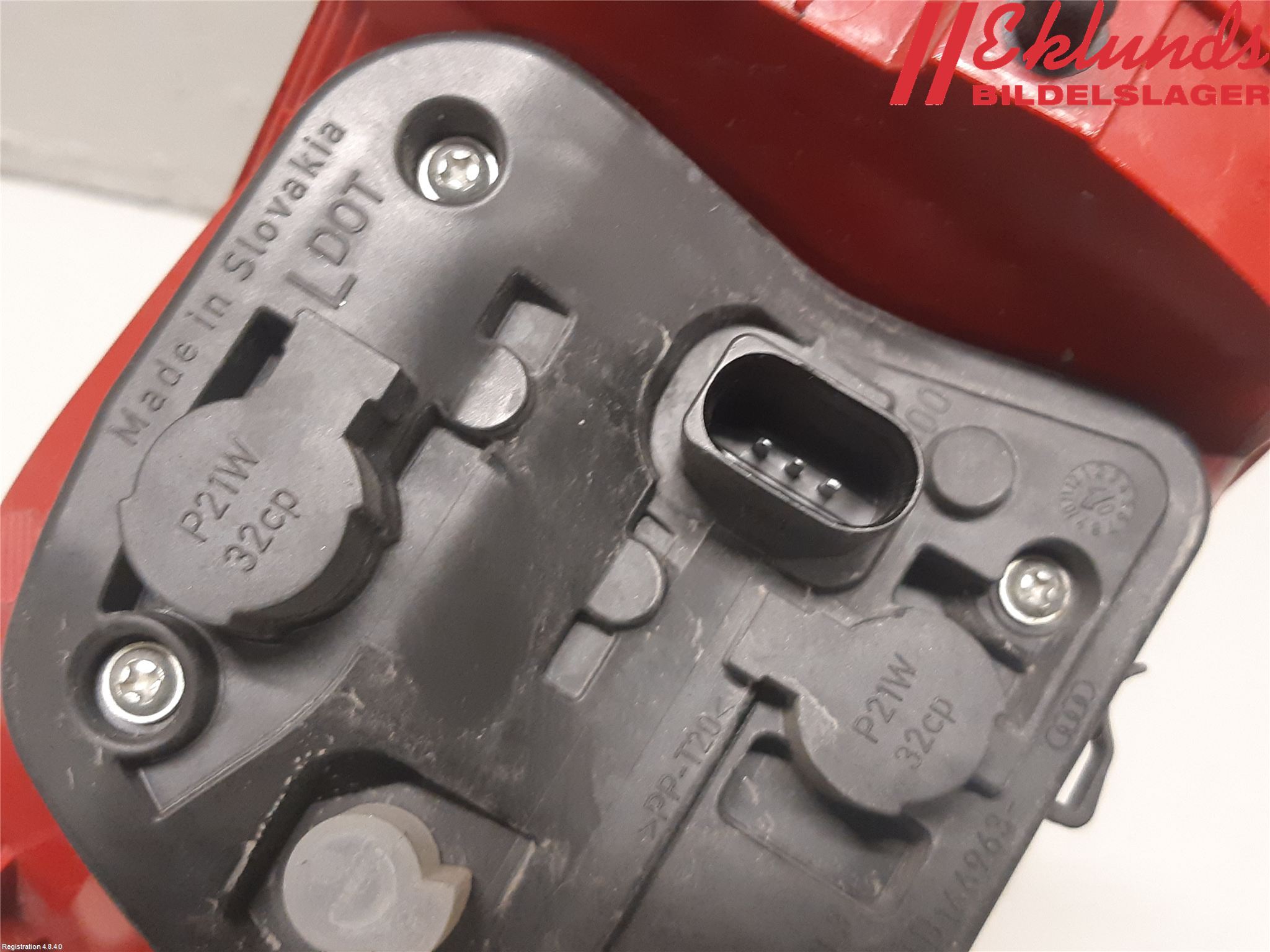 Audi A4/S4 08-11 Bakljus Vänster