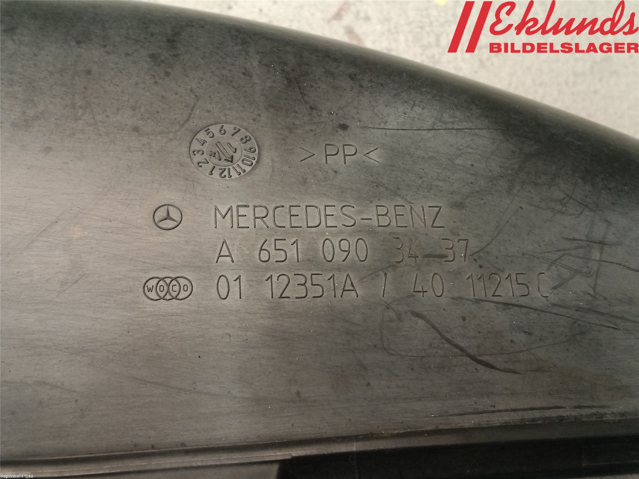 Mercedes-Benz MB E-KLASS (W212) 09-16 Injgummibälg-Slang