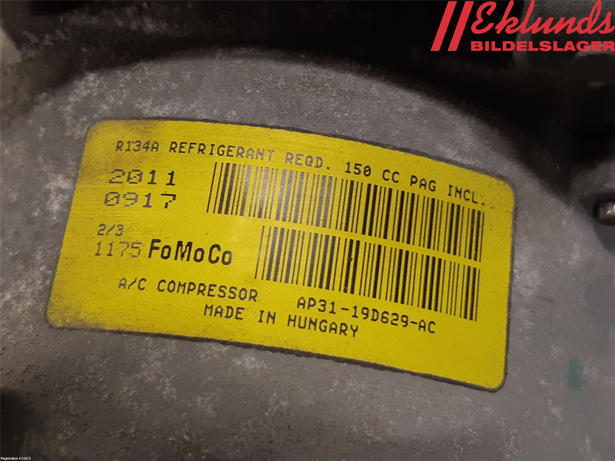 Ford FIESTA 09-12 Ac Kompressor