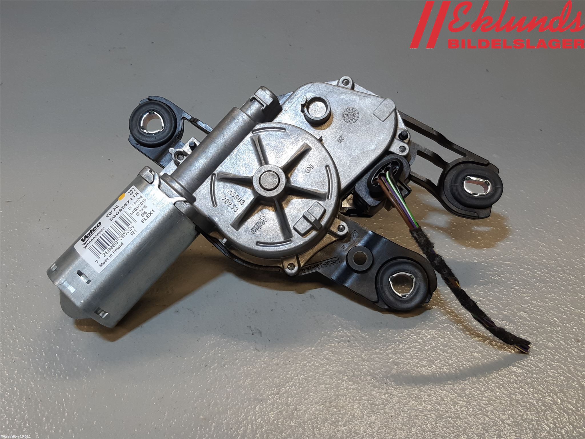 Volkswagen VW GOLF SPORTSVAN 15-20 Torkarmotor Baklucka