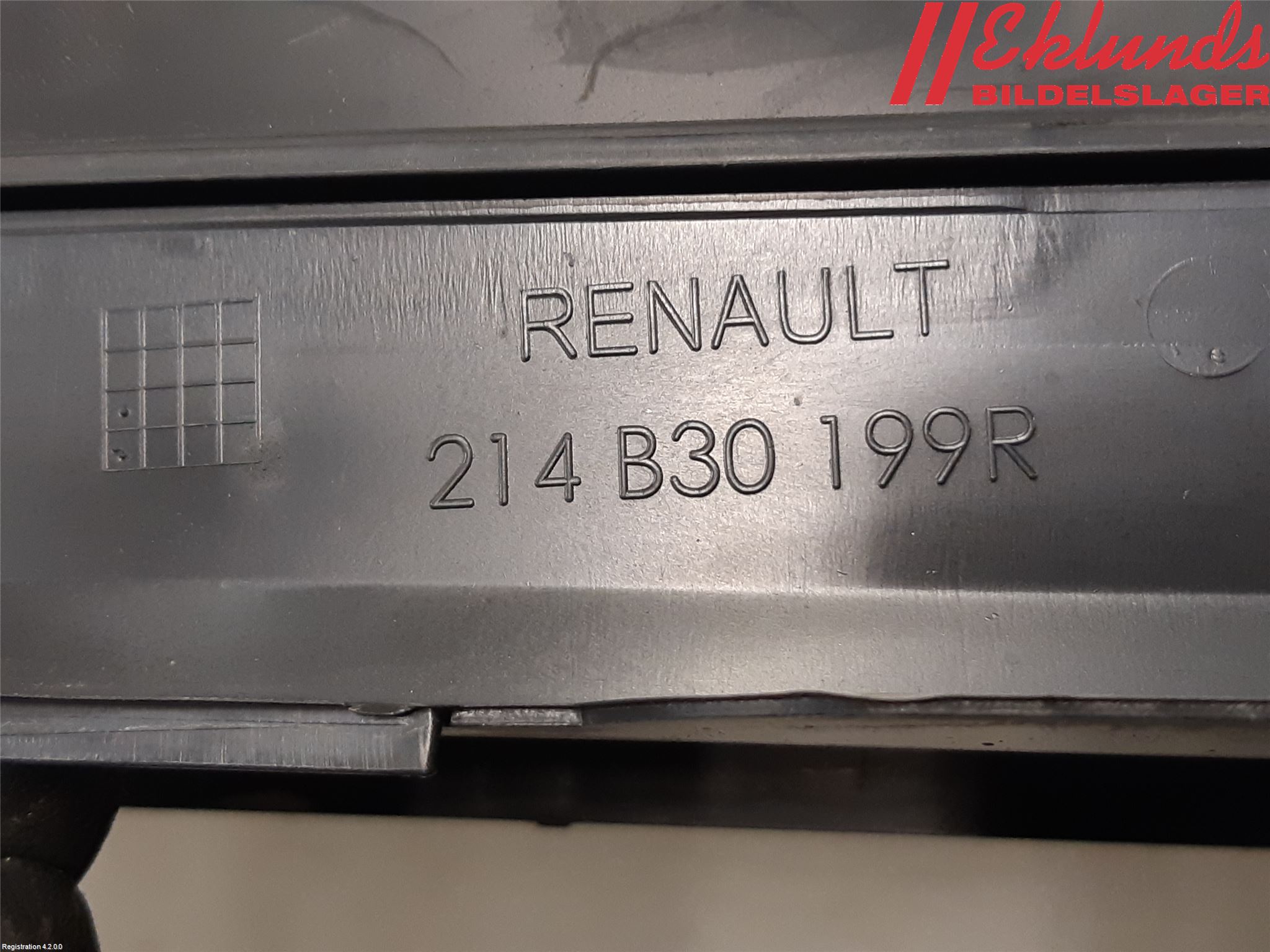 Renault CLIO IV 12-16 Deflektor Plåt-Plast Kylning