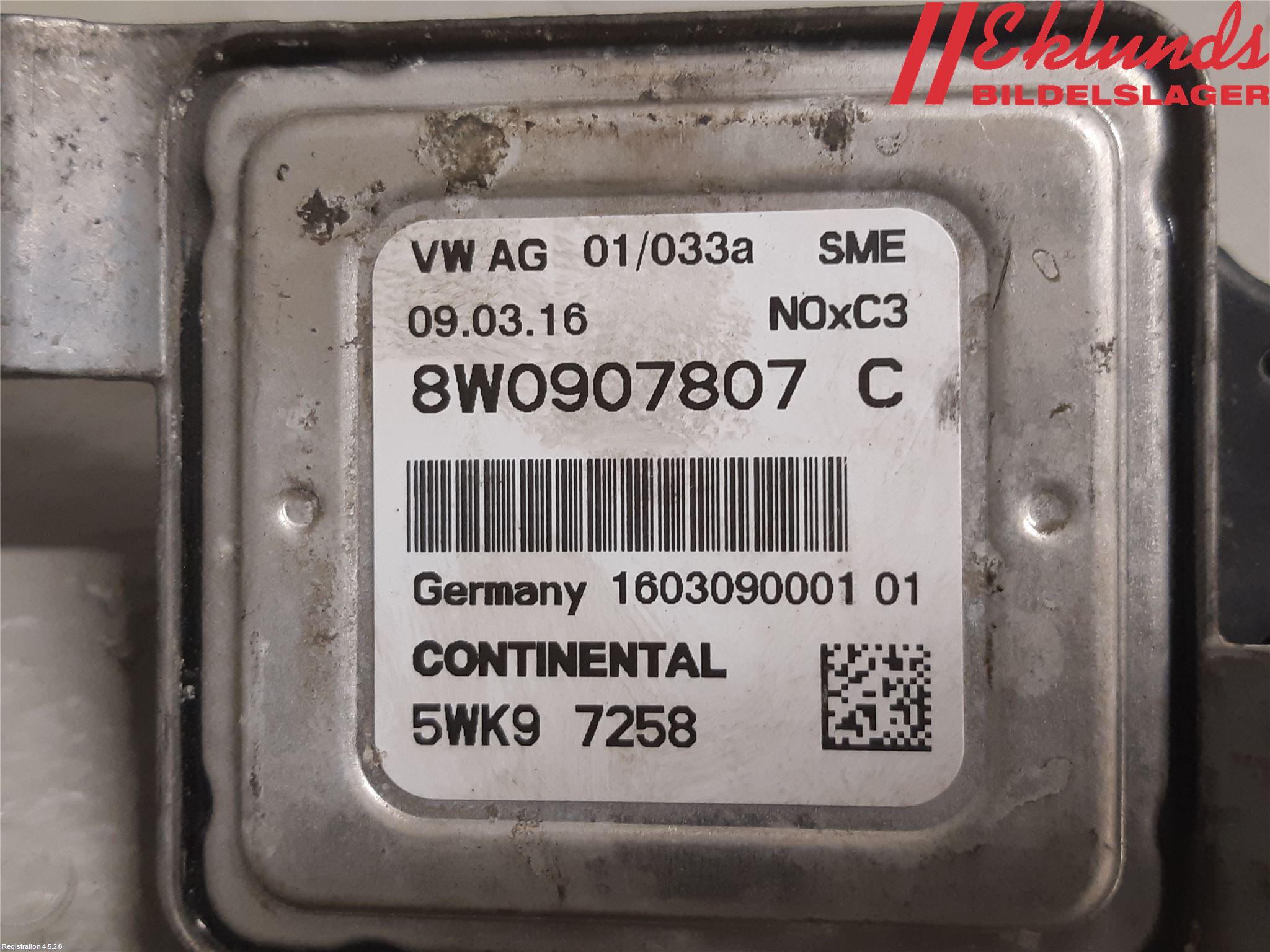 Audi A4/S4 B9 16-19 Injlambdasond