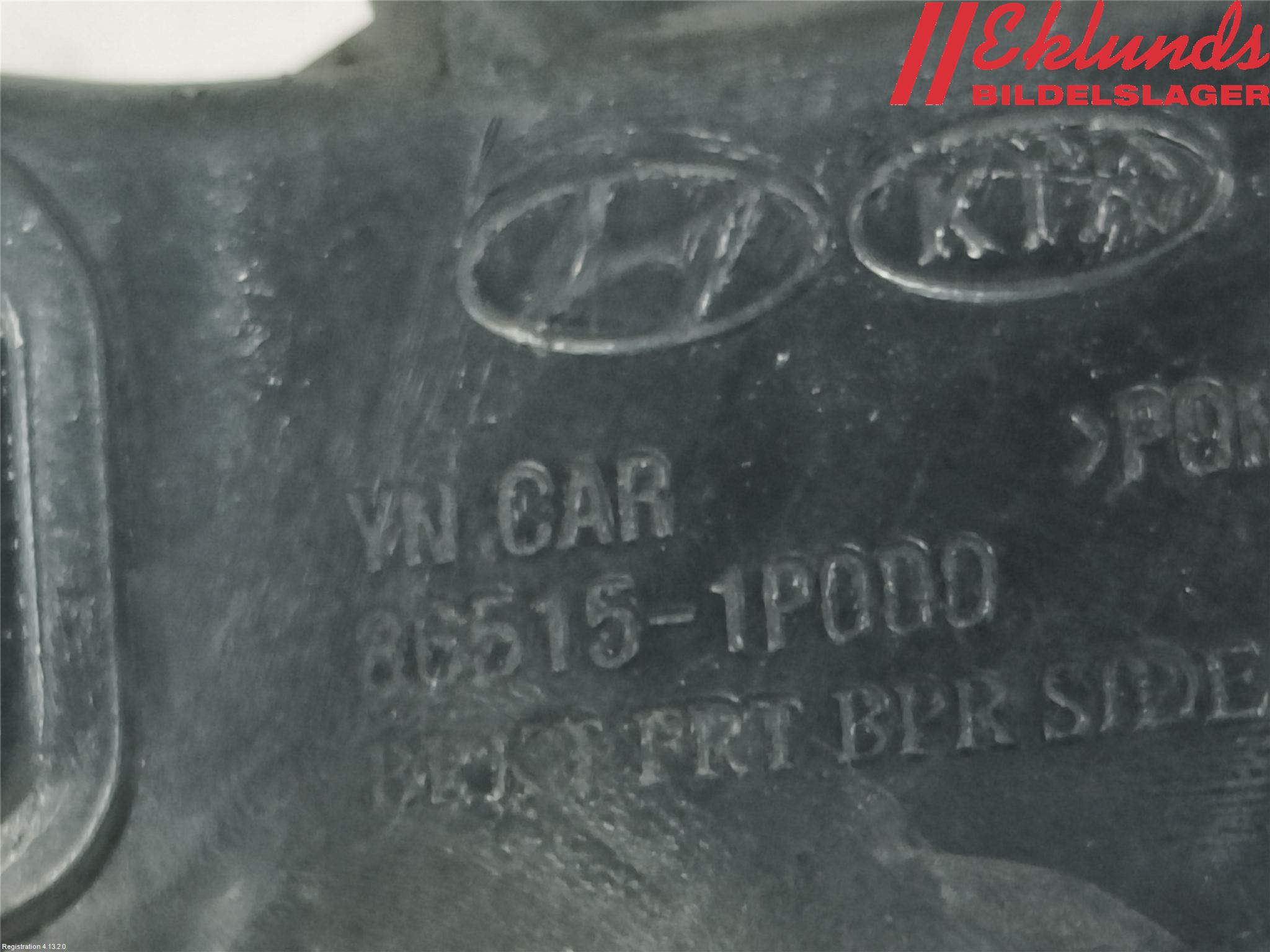 Kia VENGA 10-19 Stötfångarfäste Fram Vä