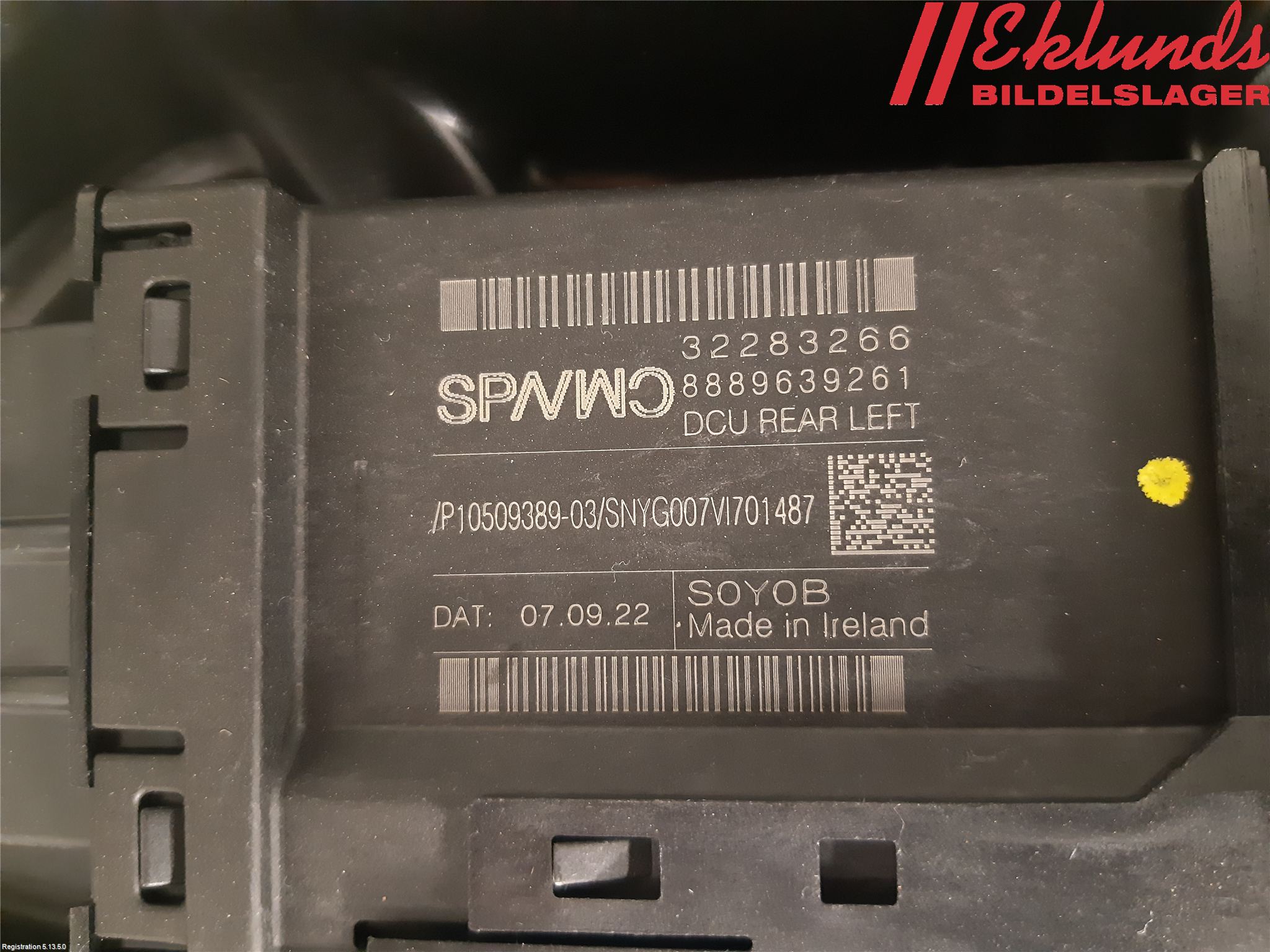 Volvo V90 17->> Fönsterhiss El Kompl