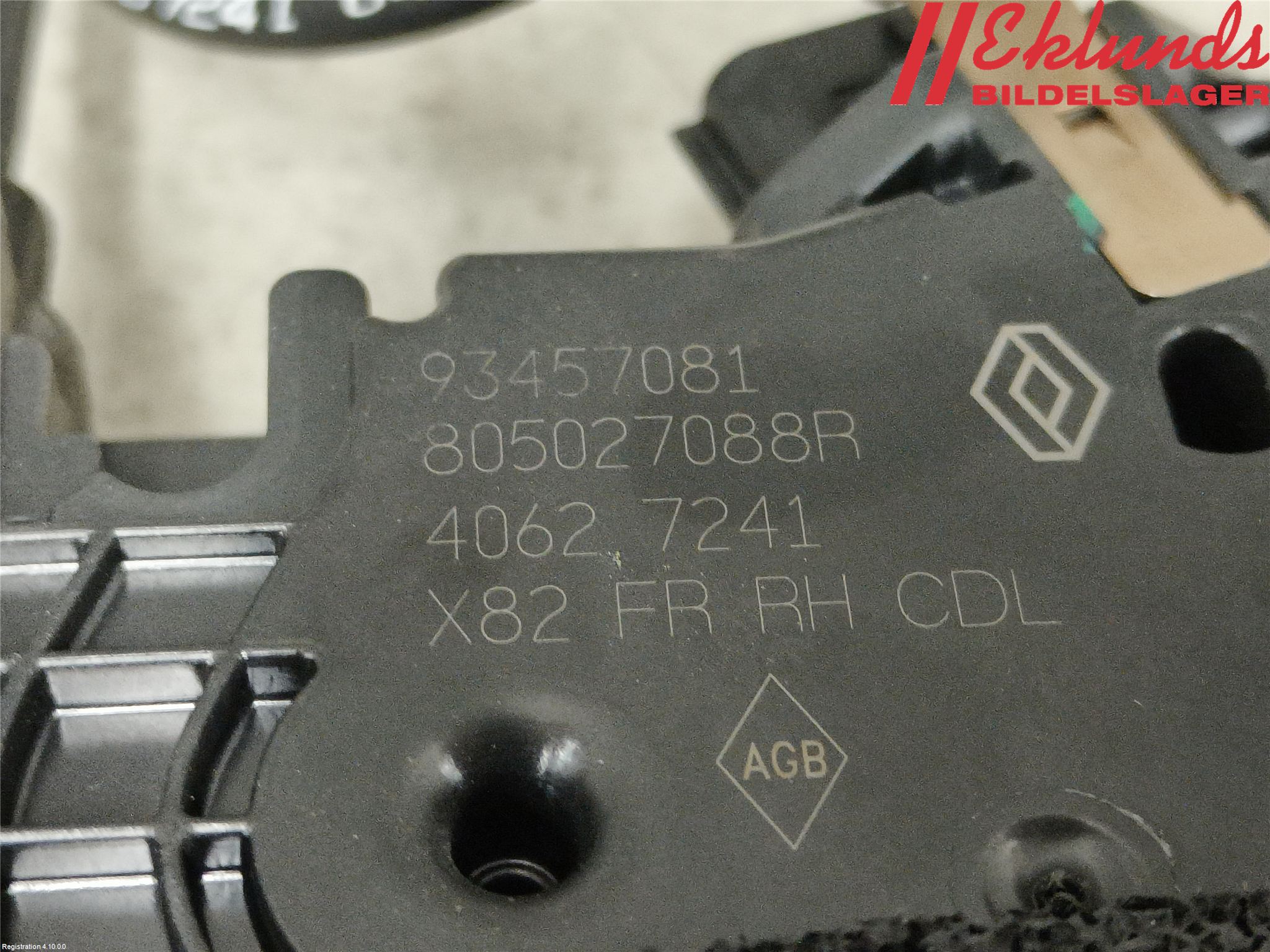 Renault TRAFIC/E-TECH 15- Låskista-Dörrlås