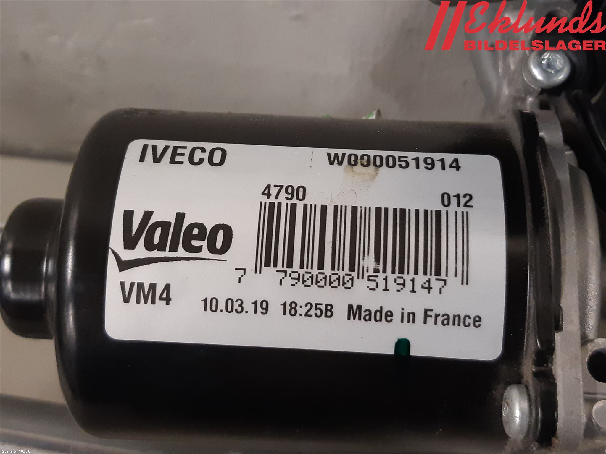 Iveco DAILY 14->> Torkarmotor Vindruta
