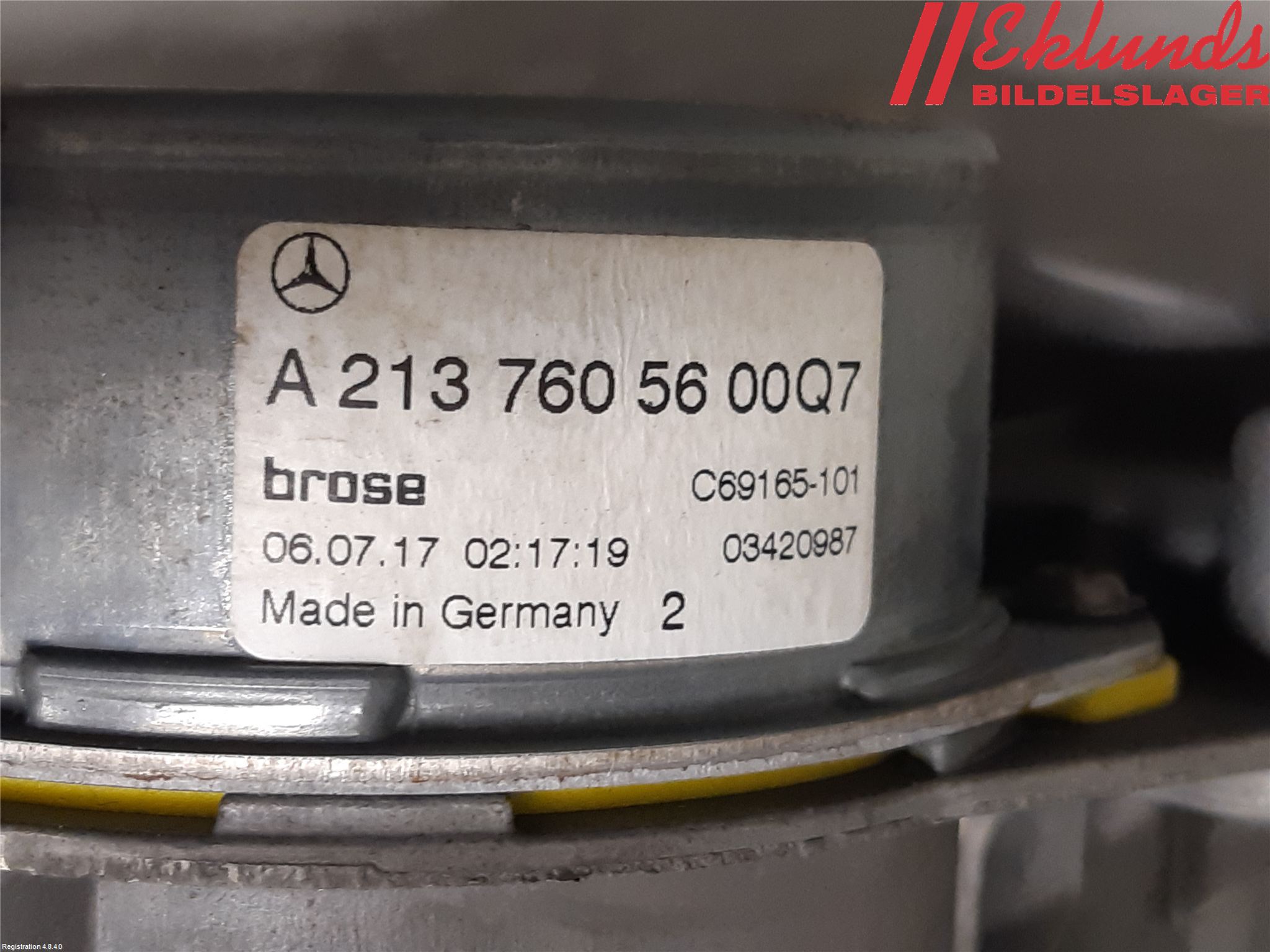 Mercedes-Benz MB E-KLASS (W213) 16-23 Bakluckeöppnare Automatisk