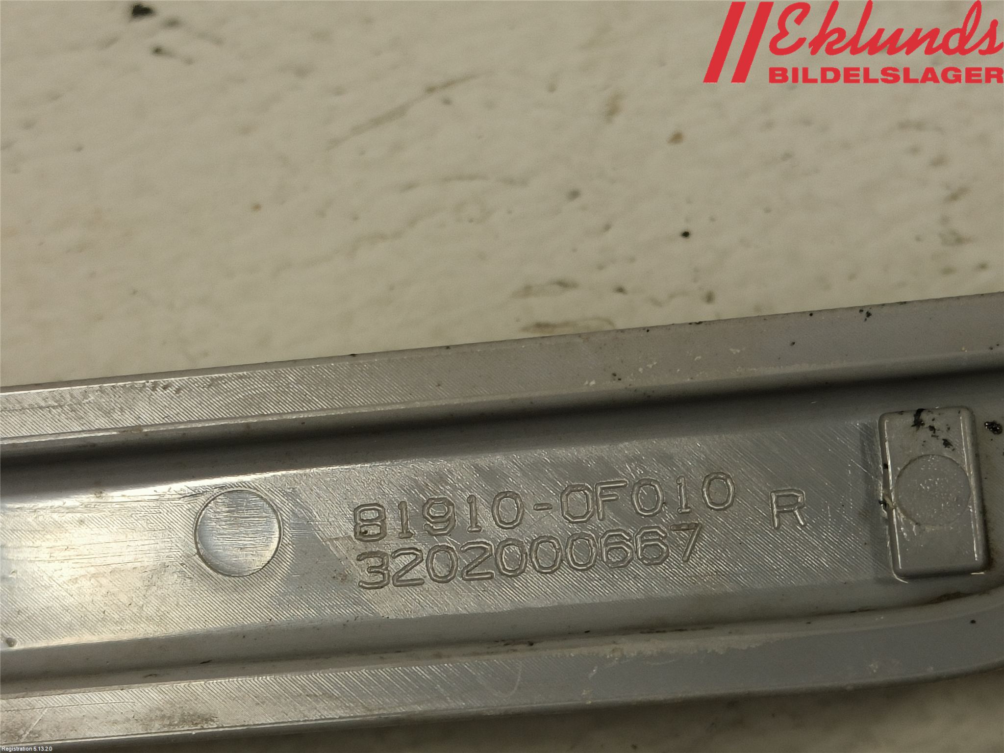 Toyota VERSO 09-18 Dimljus/Reflex Bak
