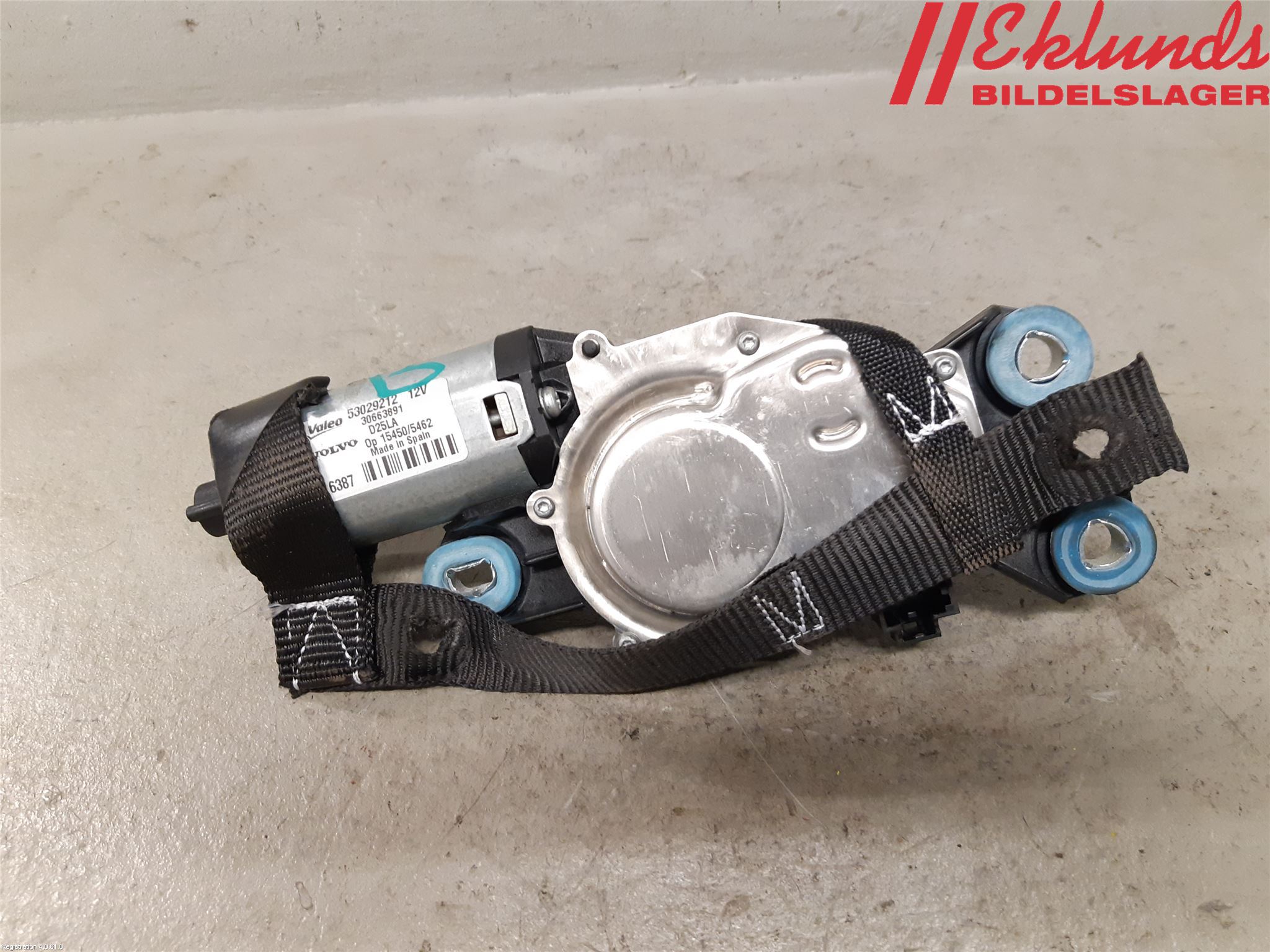 Volvo V70 08-13 Torkarmotor Baklucka