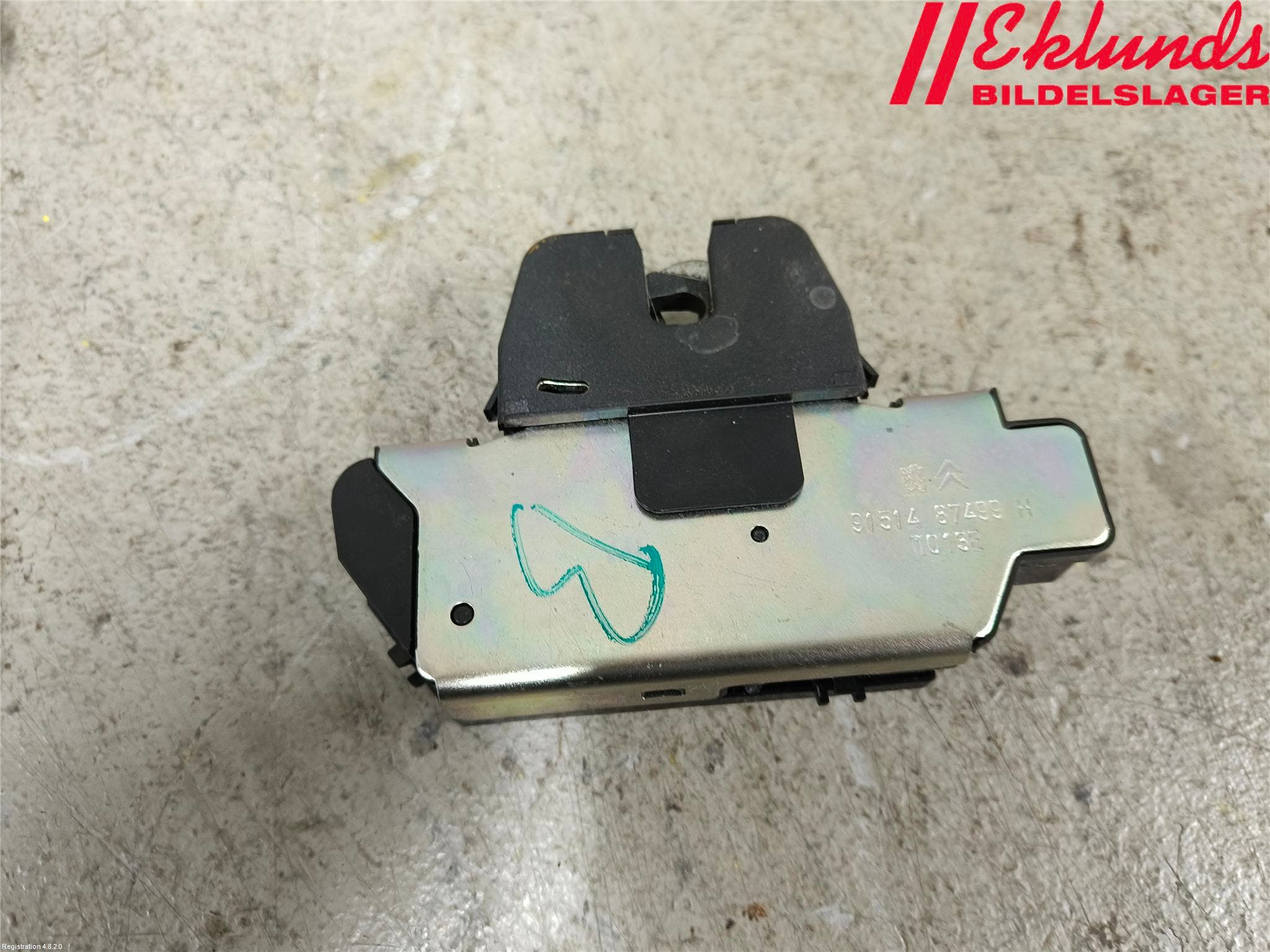 Peugeot 2008 13-20 Låskista Baklucka