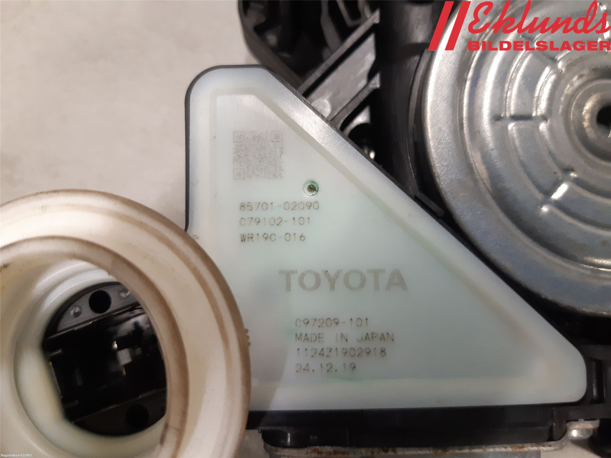 Toyota COROLLA 19- Fönsterhiss El Kompl