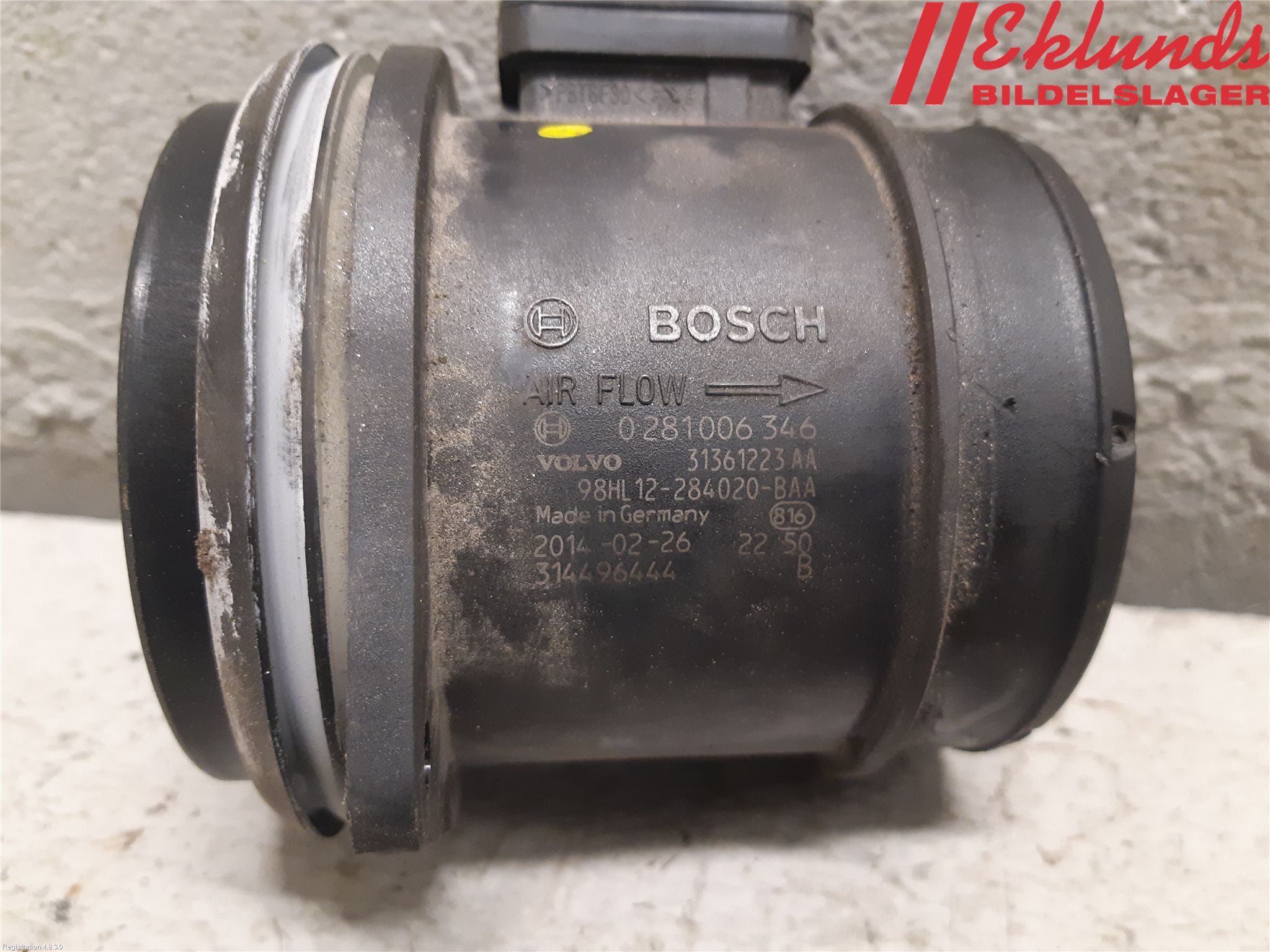 Volvo V60 14-18 Injluftmassamätare