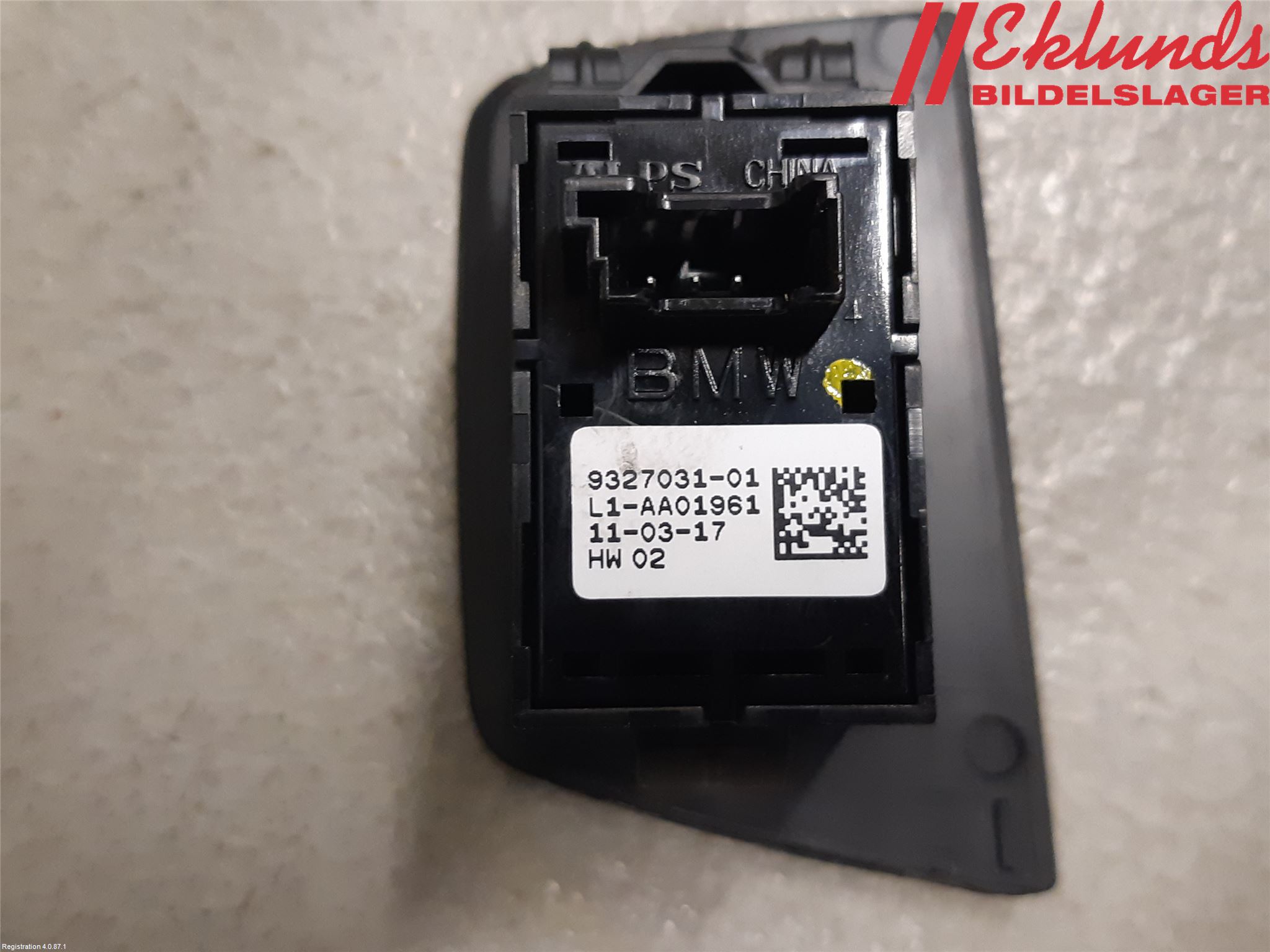 BMW 5 G30/G31/F90 17-23 Strömställare Elhiss