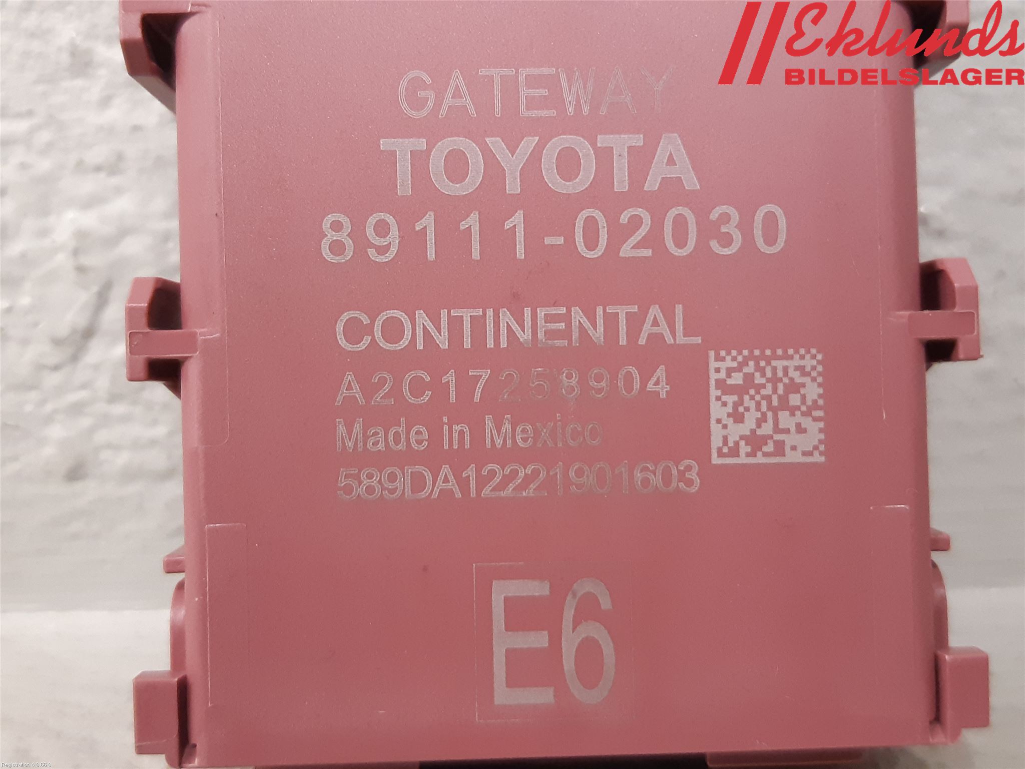 Toyota COROLLA 19- Styrenhet Övrigt