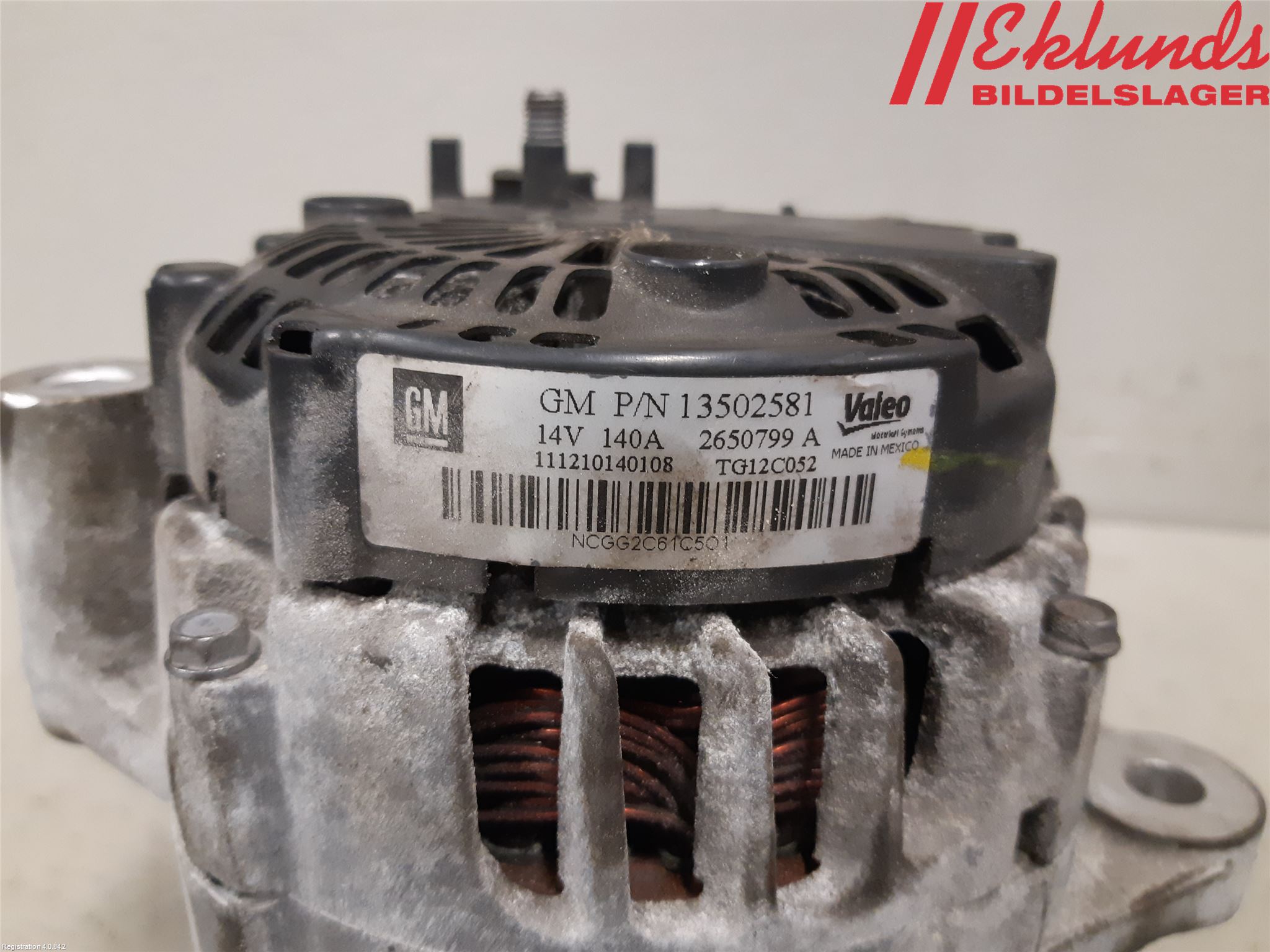 Opel ZAFIRA C 12-19 Generator